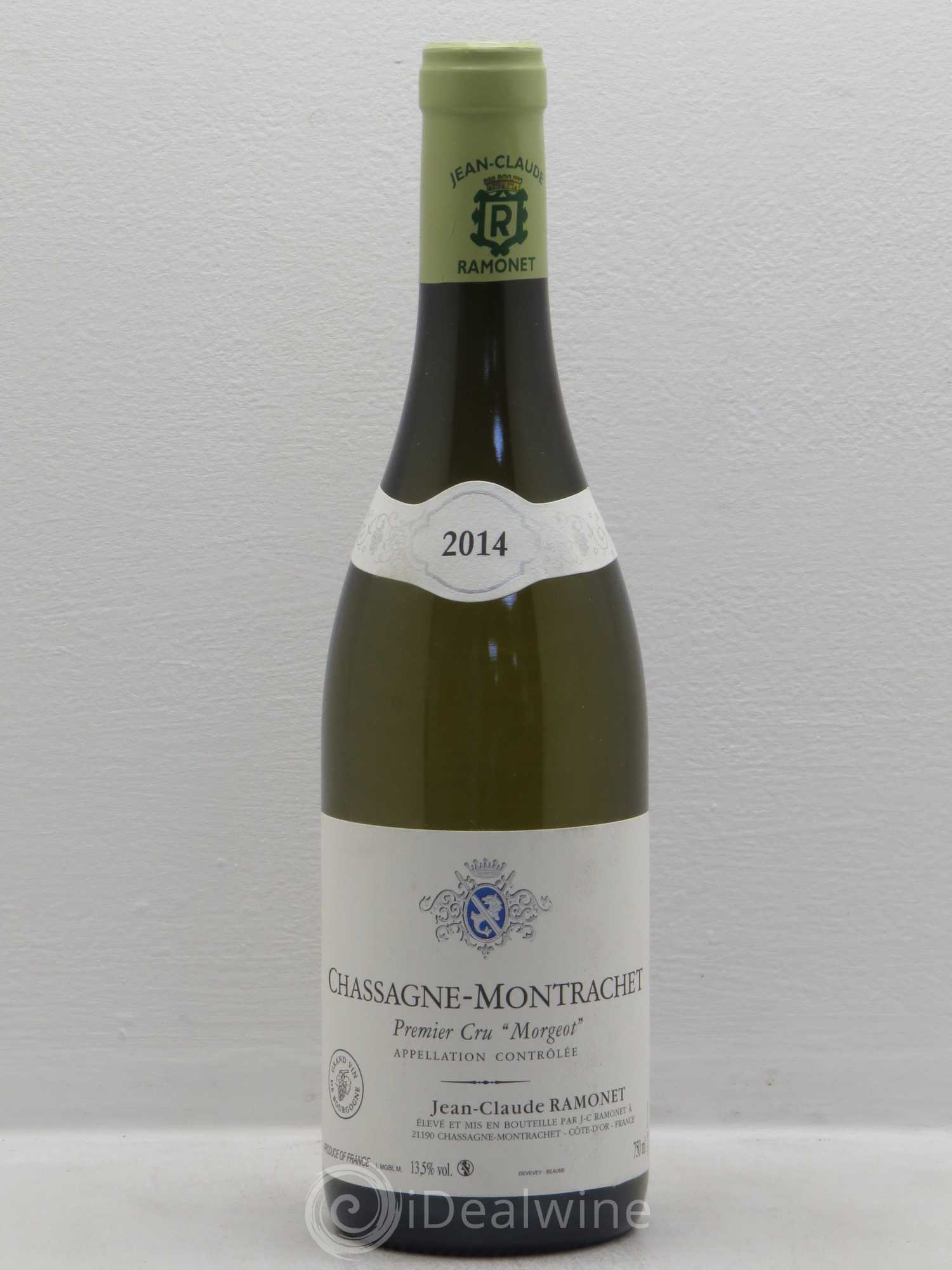 Chassagne-Montrachet 1er Cru Morgeot Ramonet (Domaine) 2014 - Lot de 1 bouteille - 0