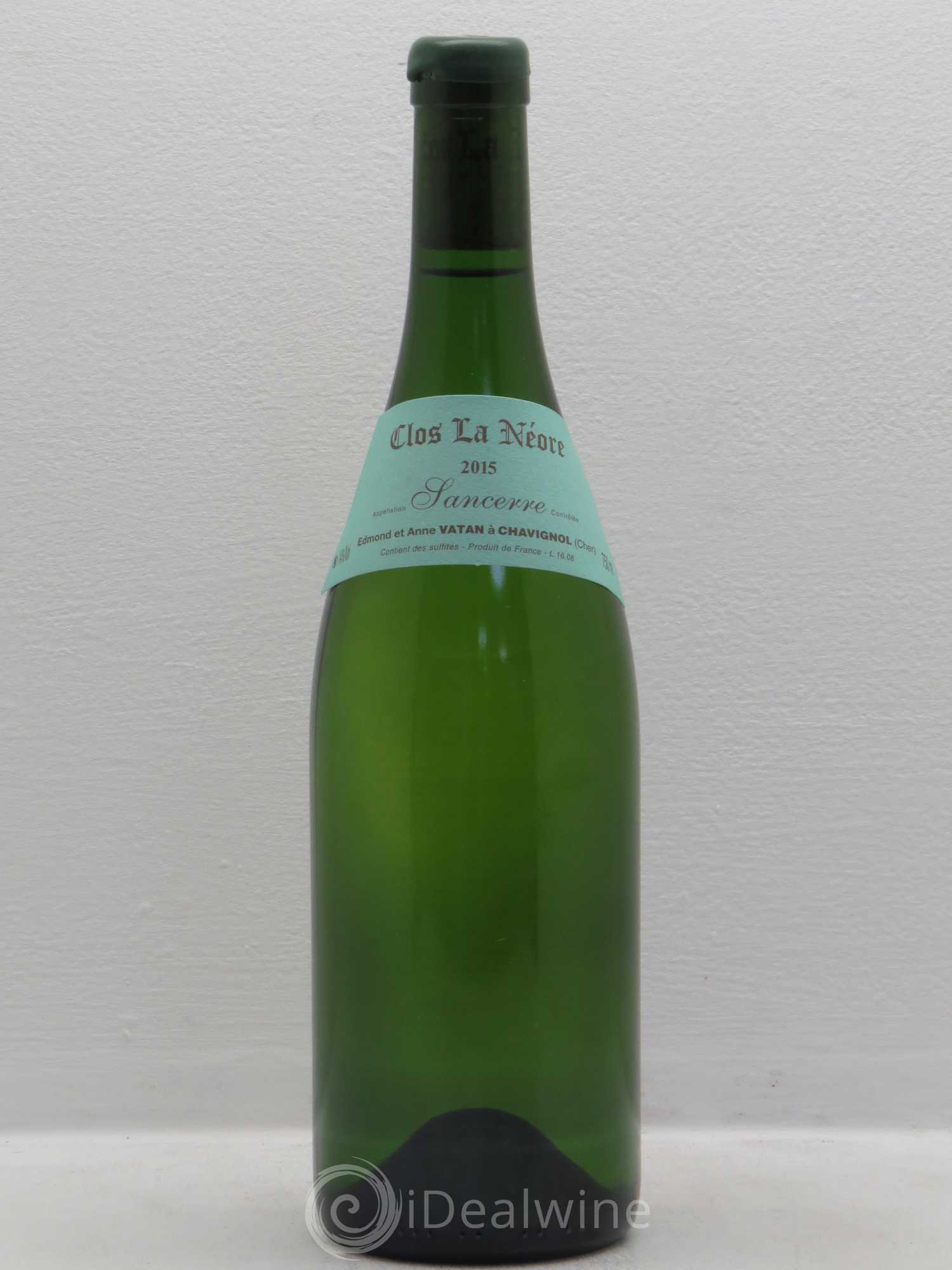 Sancerre Clos la Neore Edmond Vatan 2015 - Lot de 1 bouteille - 0