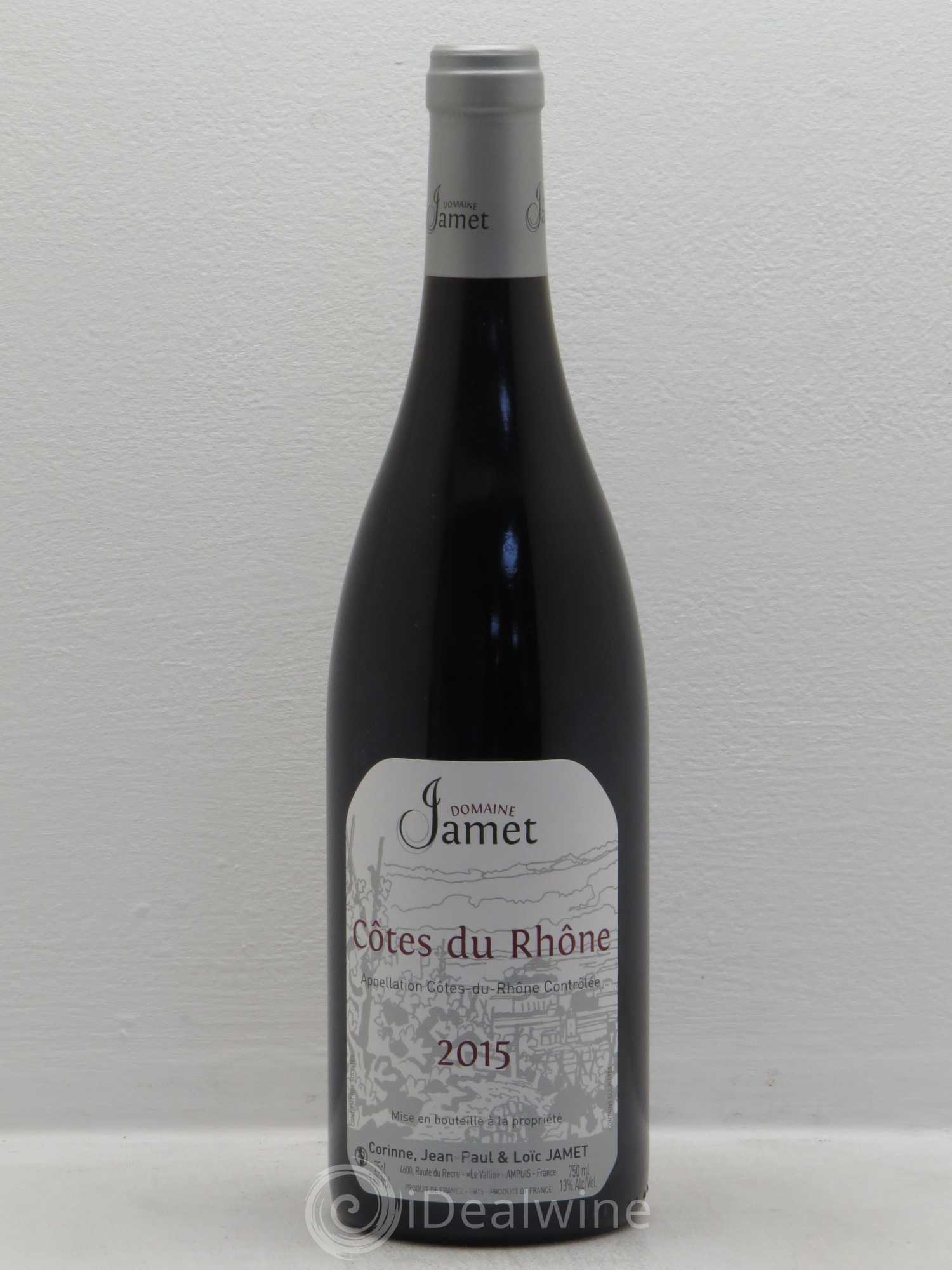 Côtes-du-Rhône Jamet 2015 - Lot de 1 bouteille - 0