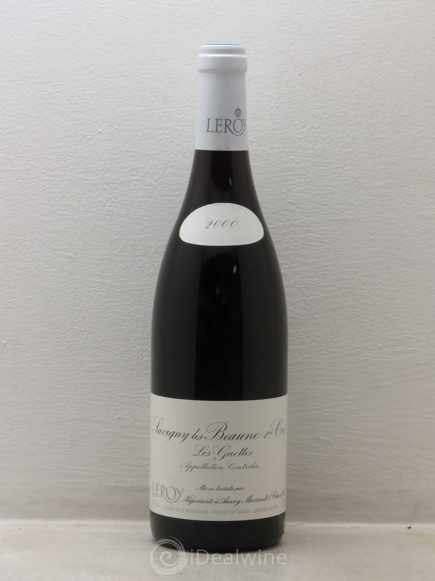 Savigny-lès-Beaune 1er Cru Les Guettes - Leroy SA 2000 - Posten von 1 Flasche - 0