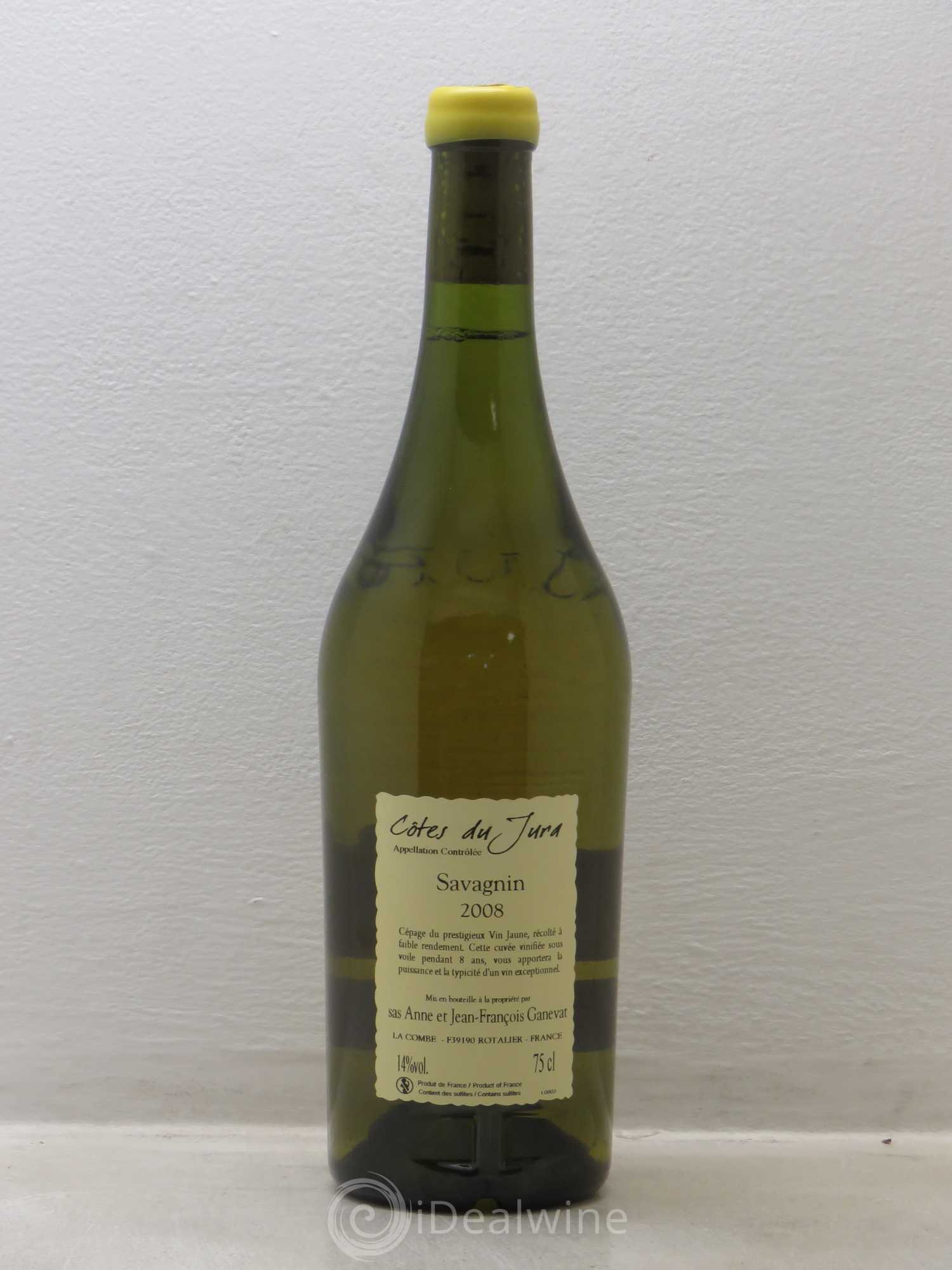 Côtes du Jura Cuvée Prestige Jean-François Ganevat (Domaine) Savagnin 2008 - Lot de 1 bouteille - 1