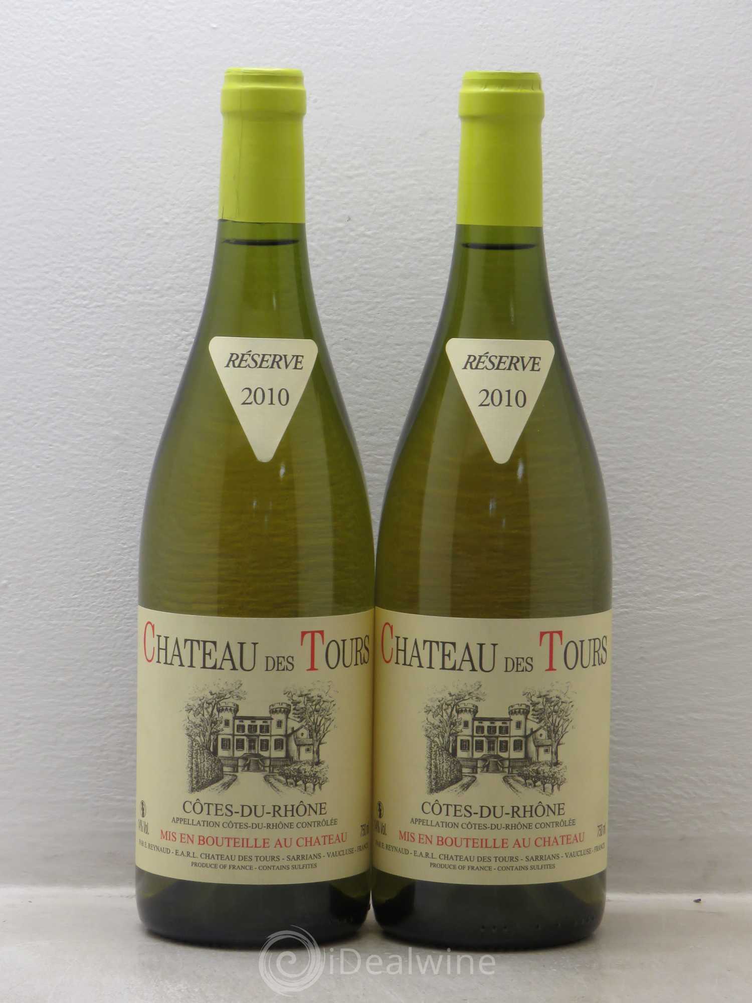 Côtes-du-Rhône Château des Tours Emmanuel Reynaud 2010 - Lot de 2 bouteilles - 0