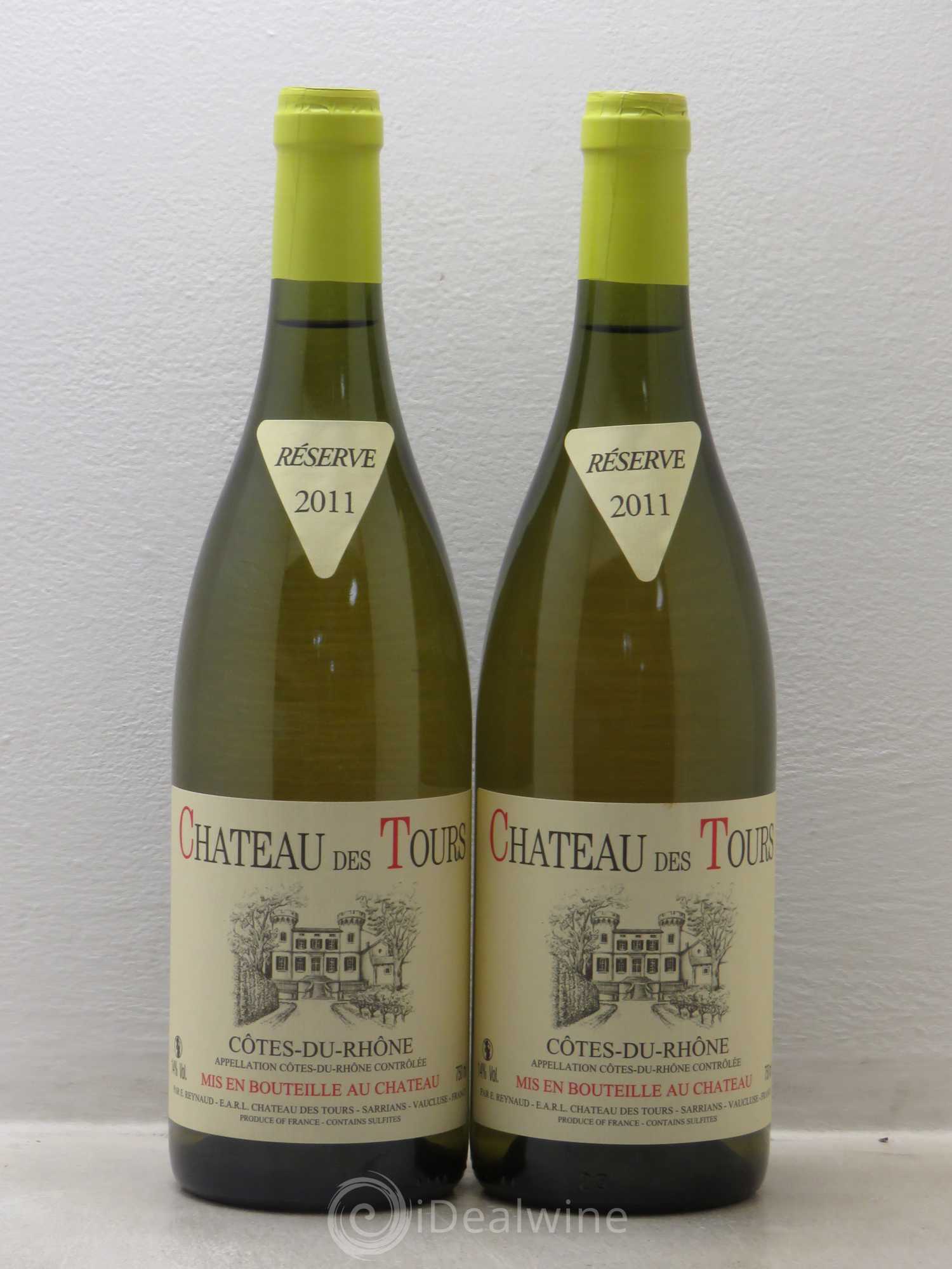 Côtes-du-Rhône Château des Tours Emmanuel Reynaud 2011 - Lot de 2 bouteilles - 0