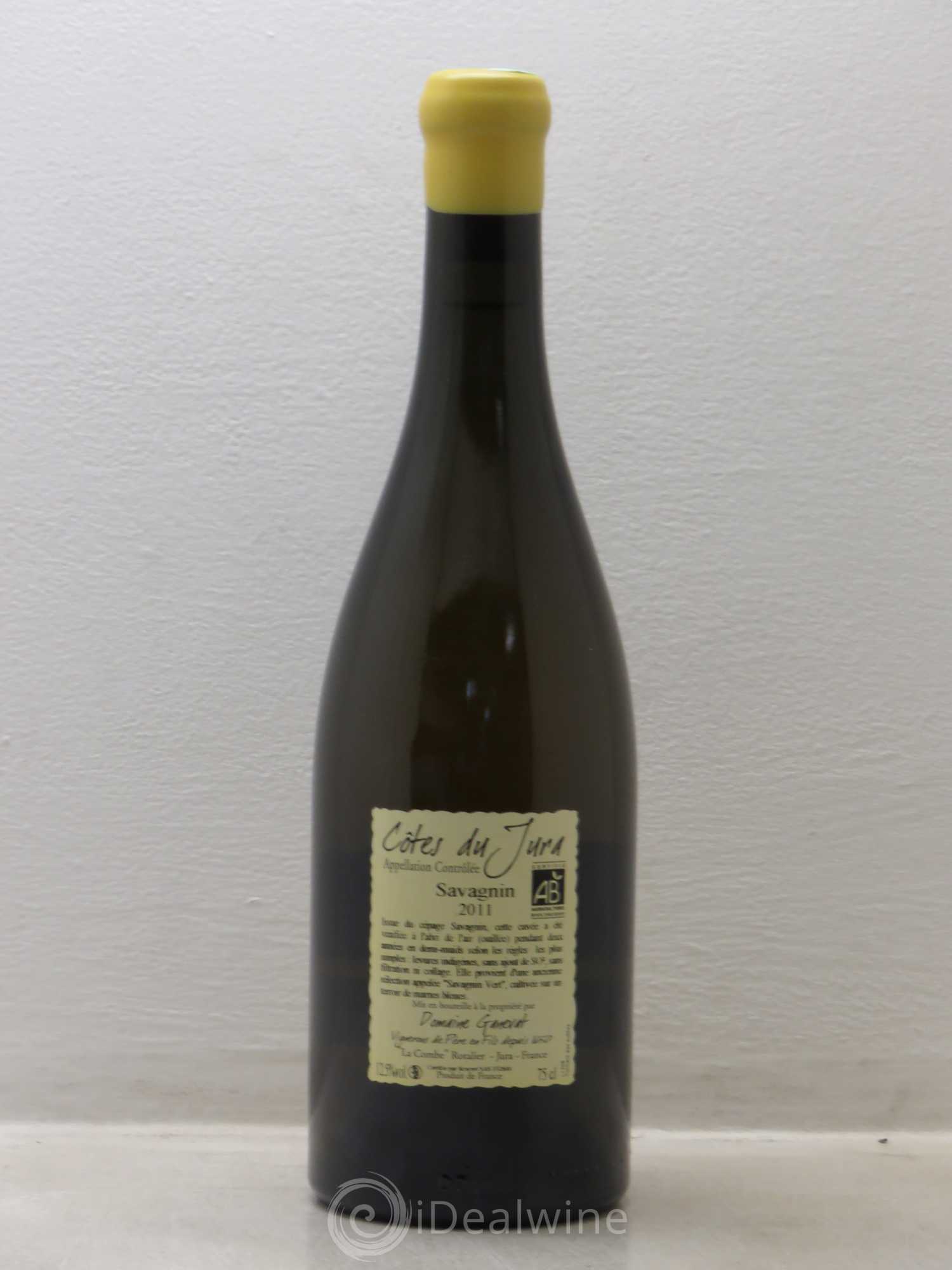Côtes du Jura Les Chalasses Marnes Bleues Jean-François Ganevat (Domaine) Savagnin 2011 - Lot de 1 bouteille - 1