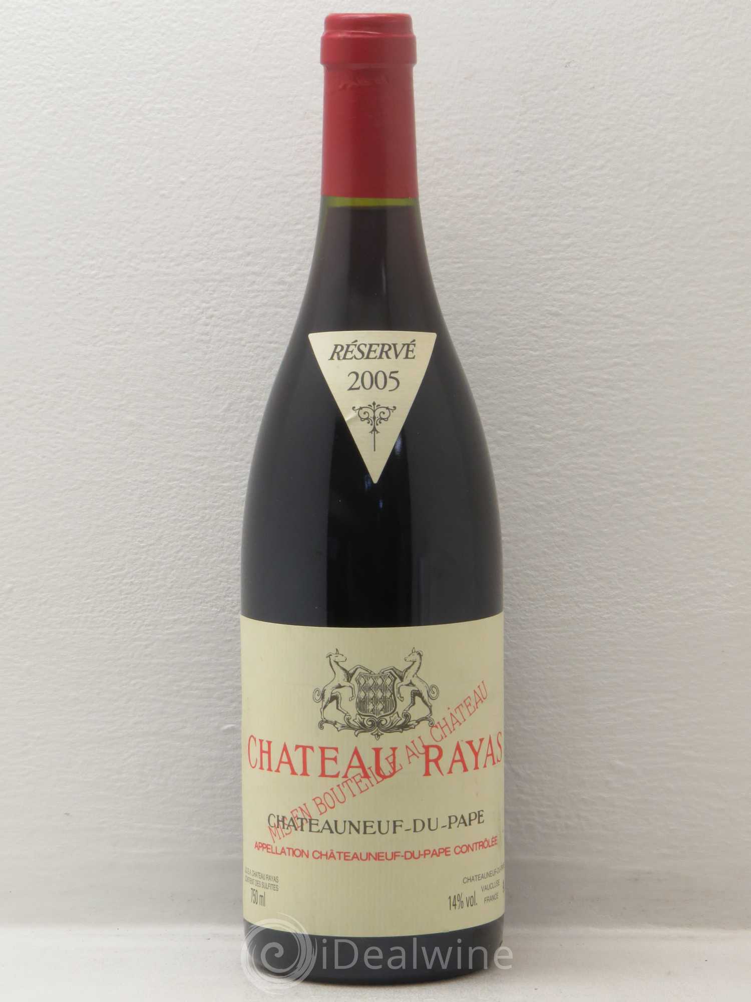 Châteauneuf-du-Pape Château Rayas Emmanuel Reynaud 2005 - Lot de 1 bouteille - 0