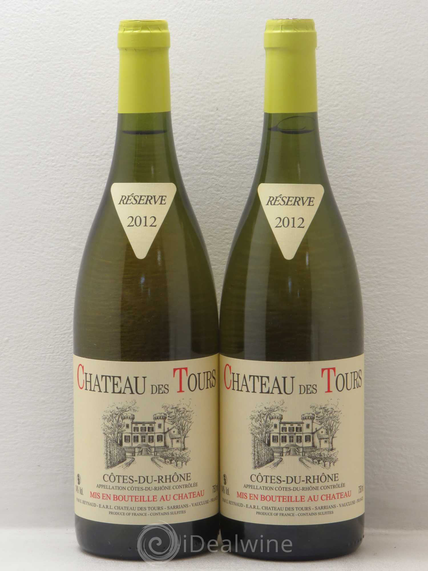 Côtes-du-Rhône Château des Tours Emmanuel Reynaud 2012 - Lot de 2 bouteilles - 0