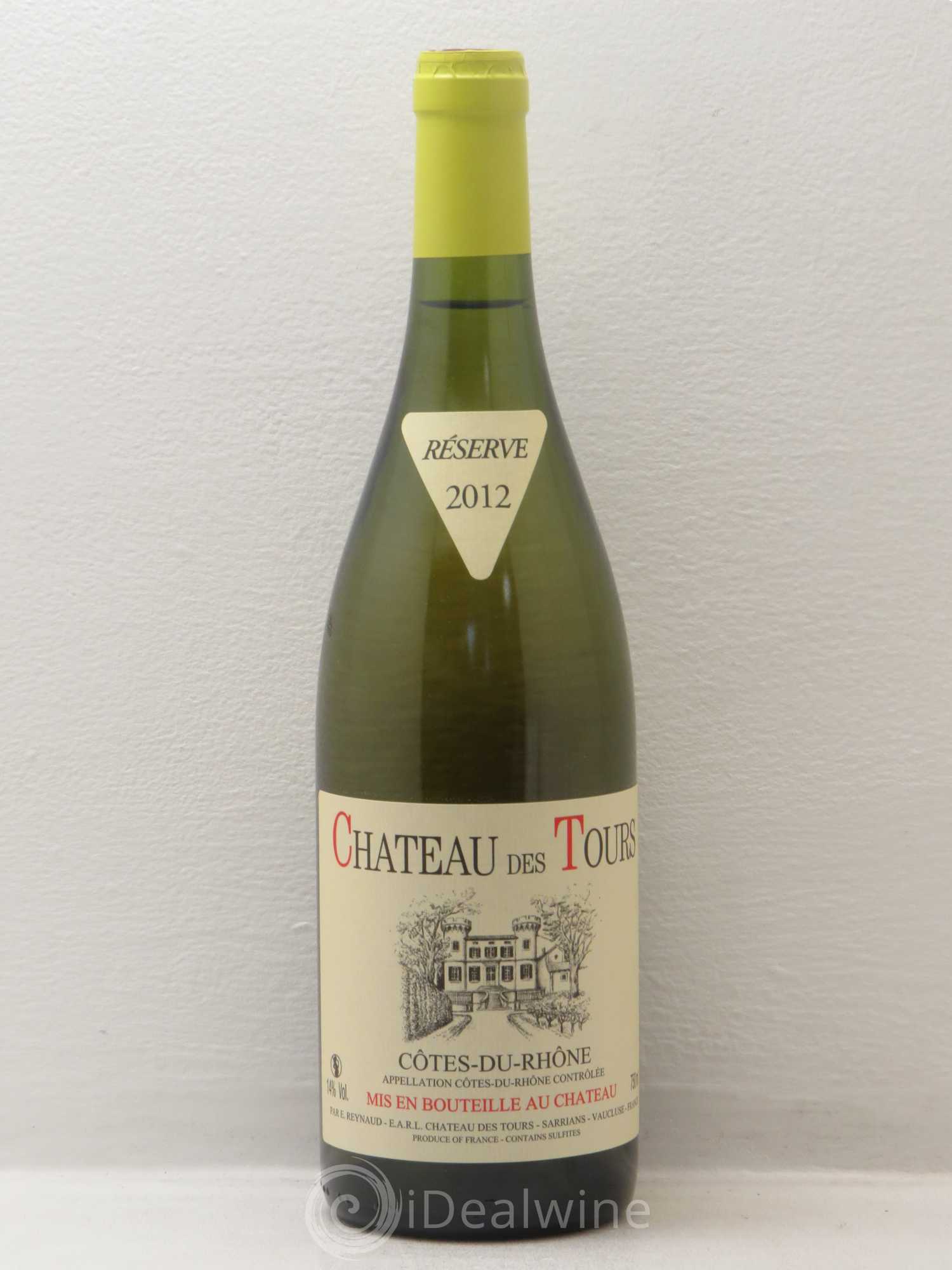 Côtes-du-Rhône Château des Tours Emmanuel Reynaud 2012 - Lot de 1 bouteille - 0