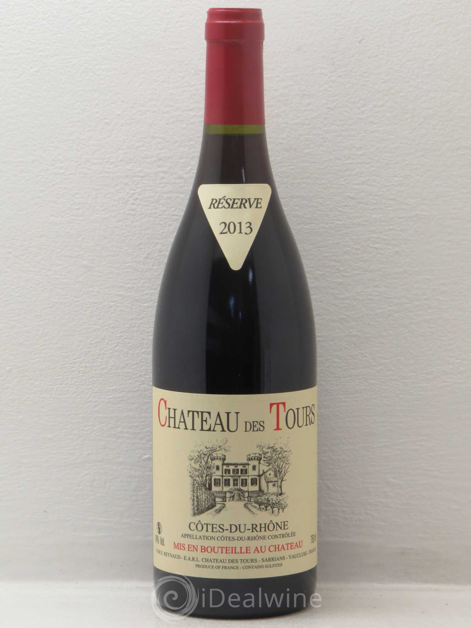 Côtes-du-Rhône Château des Tours Emmanuel Reynaud 2013 - Lot de 1 bouteille - 0