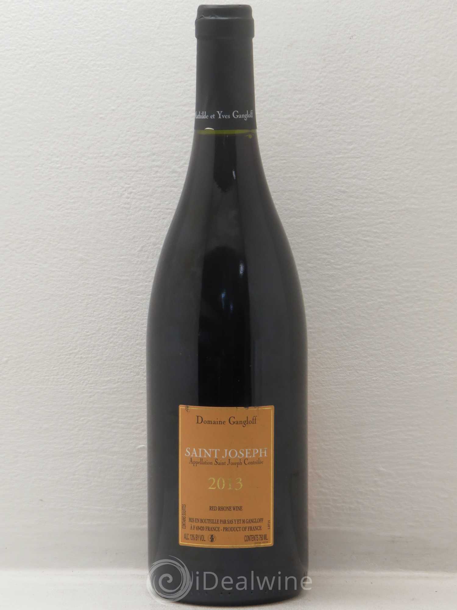 Saint-Joseph Gangloff (Domaine) 2013 - Lot de 1 bouteille - 1