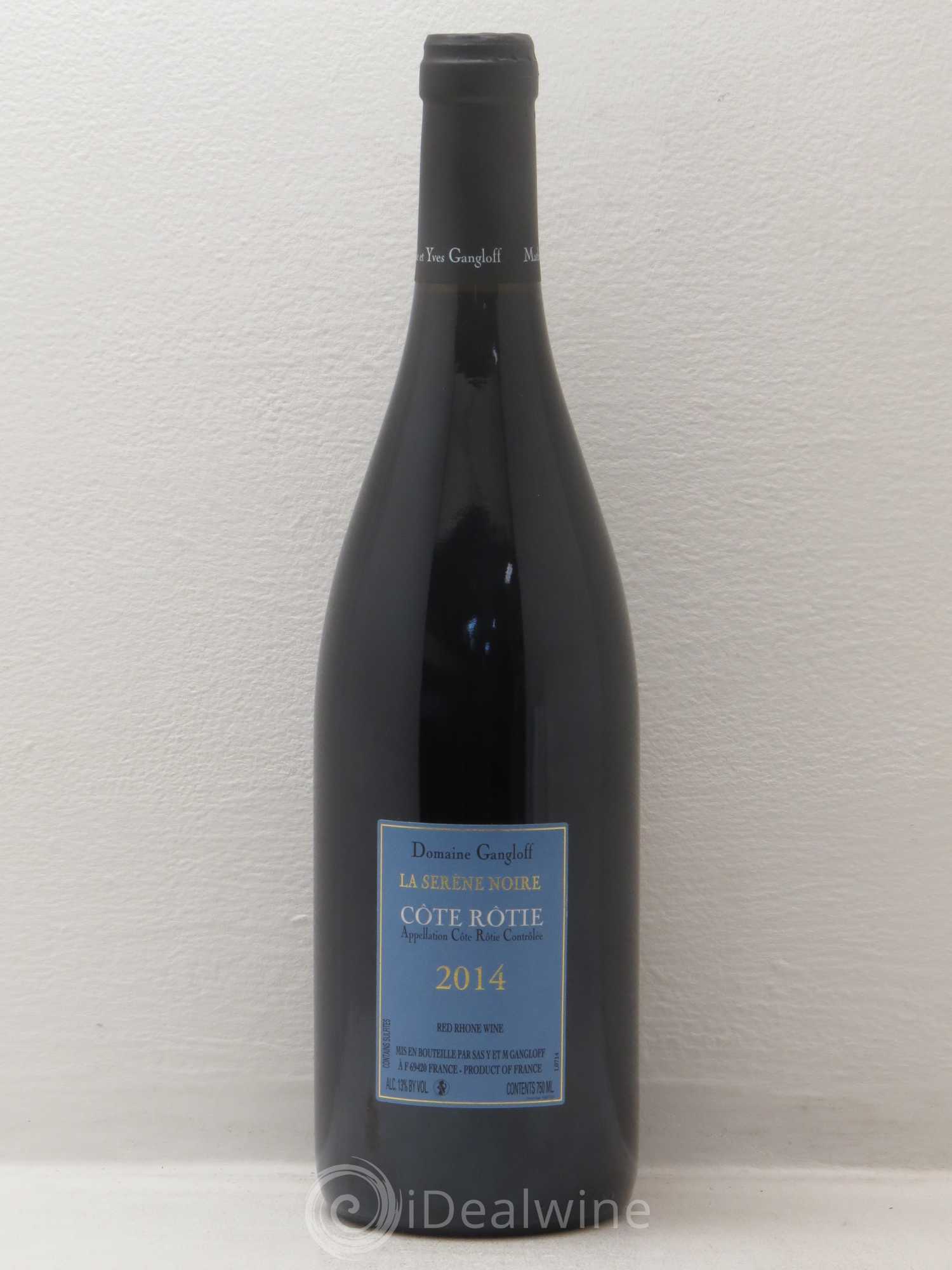 Côte-Rôtie La Sereine Noire Gangloff (Domaine) 2014 - Lot de 1 bouteille - 1