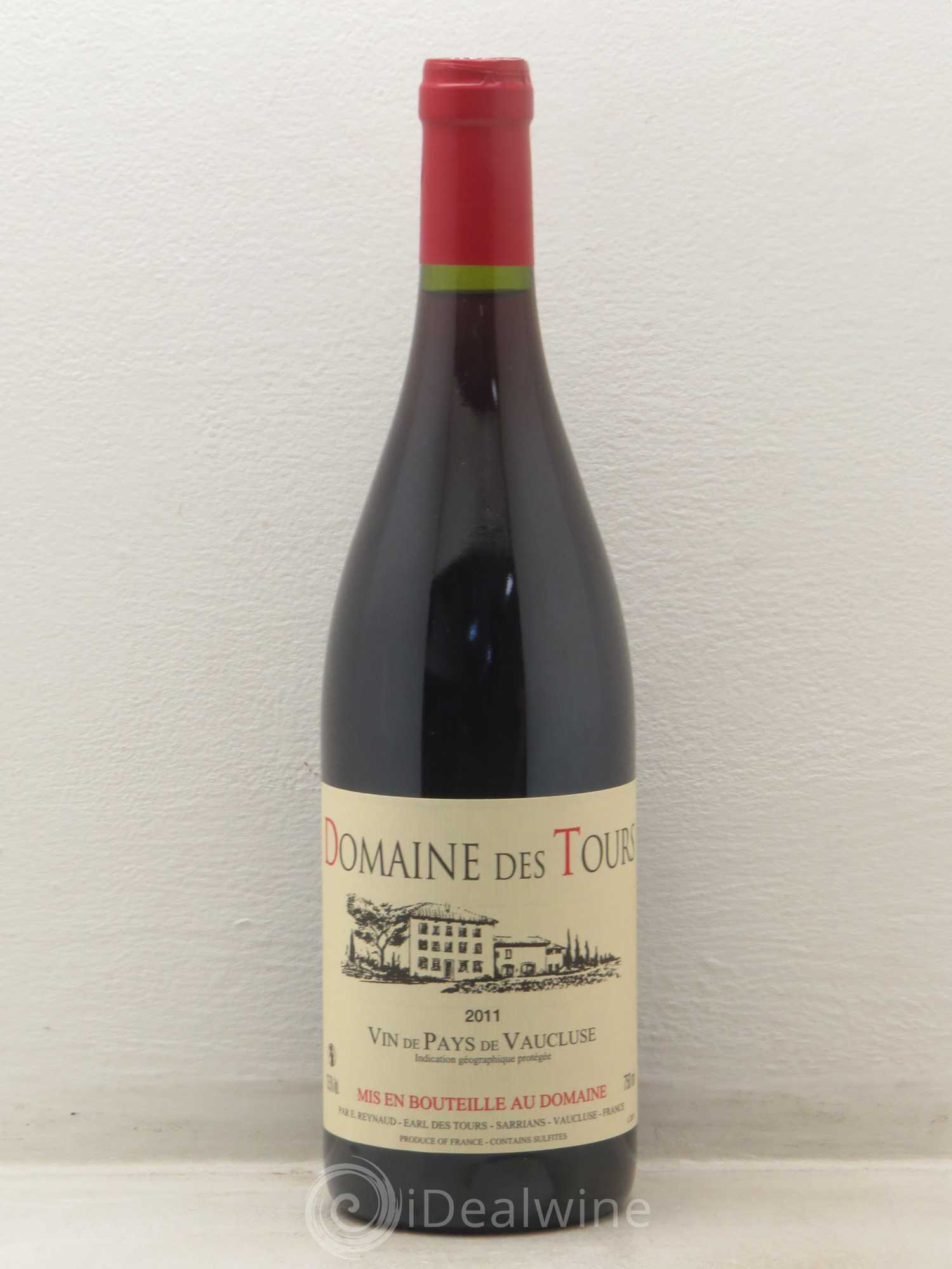 Vaucluse (Vin de Pays de Vaucluse) Domaine des Tours Emmanuel Reynaud 2011 - Lot de 1 bouteille - 0