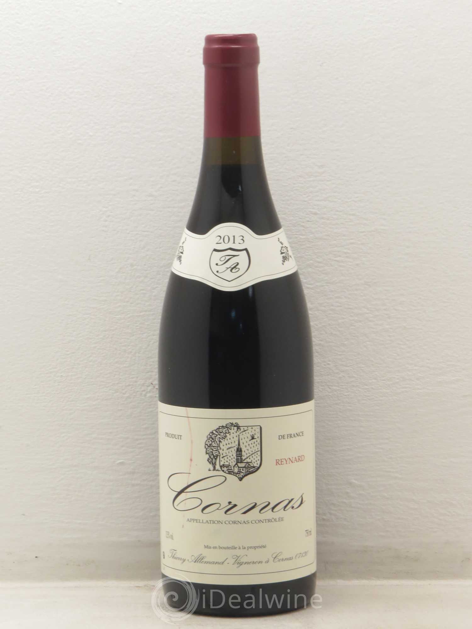 Cornas Reynard Thierry Allemand 2013 - Lot de 1 bouteille - 0