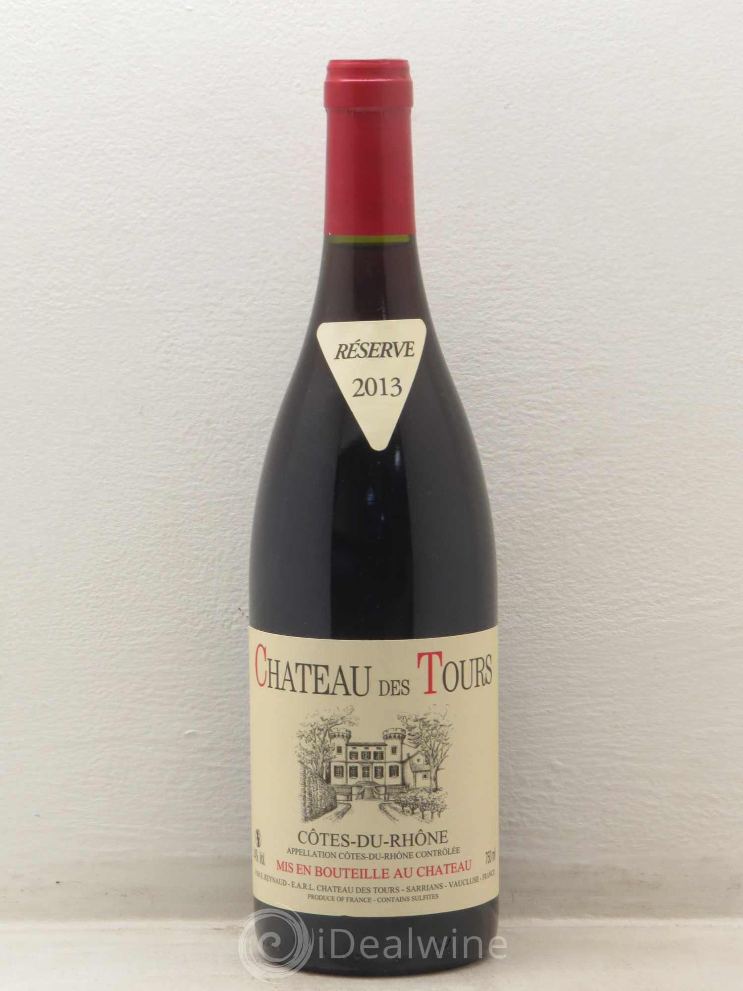 Côtes-du-Rhône Château des Tours Emmanuel Reynaud 2013 - Lot de 1 bouteille - 0