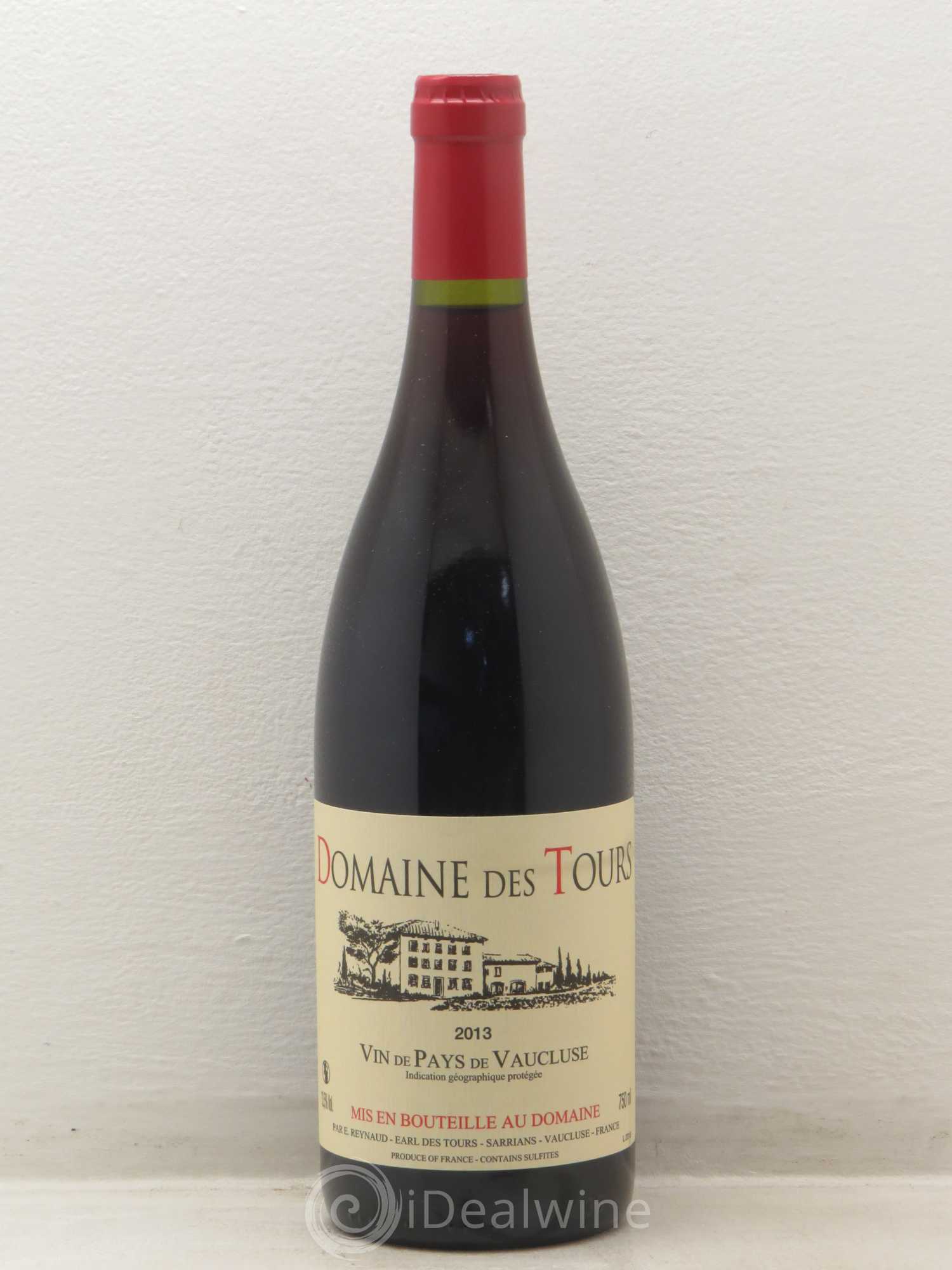Vaucluse (Vin de Pays de Vaucluse) Domaine des Tours Emmanuel Reynaud 2013 - Lot de 1 bouteille - 0