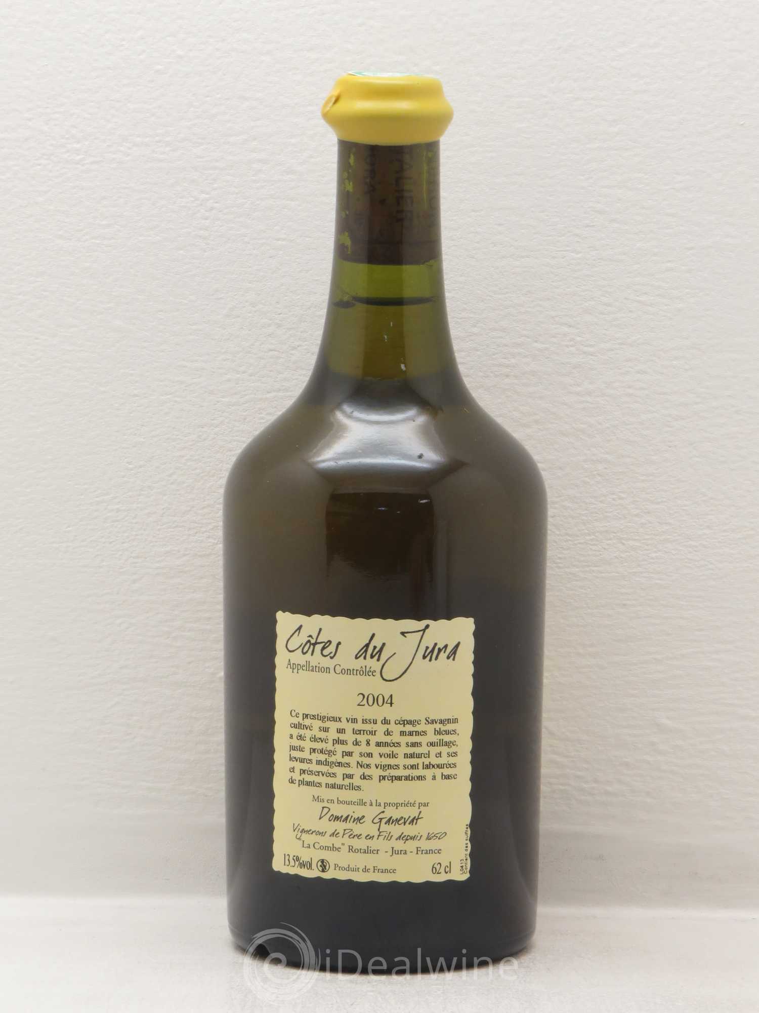Arbois Vin Jaune Côtes du Jura Vin jaune Ganevat 2004 - Posten von 1 Flasche - 1