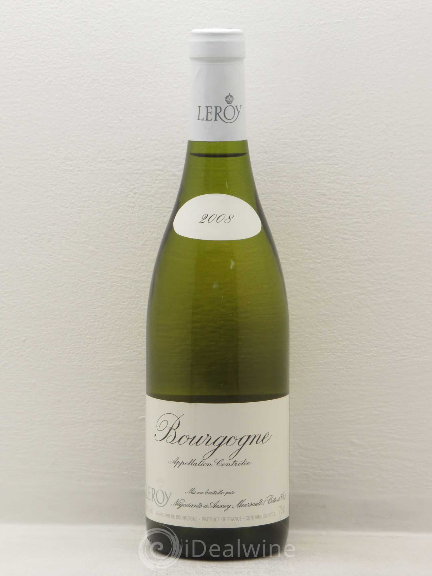 Bourgogne Leroy SA 2008 - Lot de 1 bouteille - 0