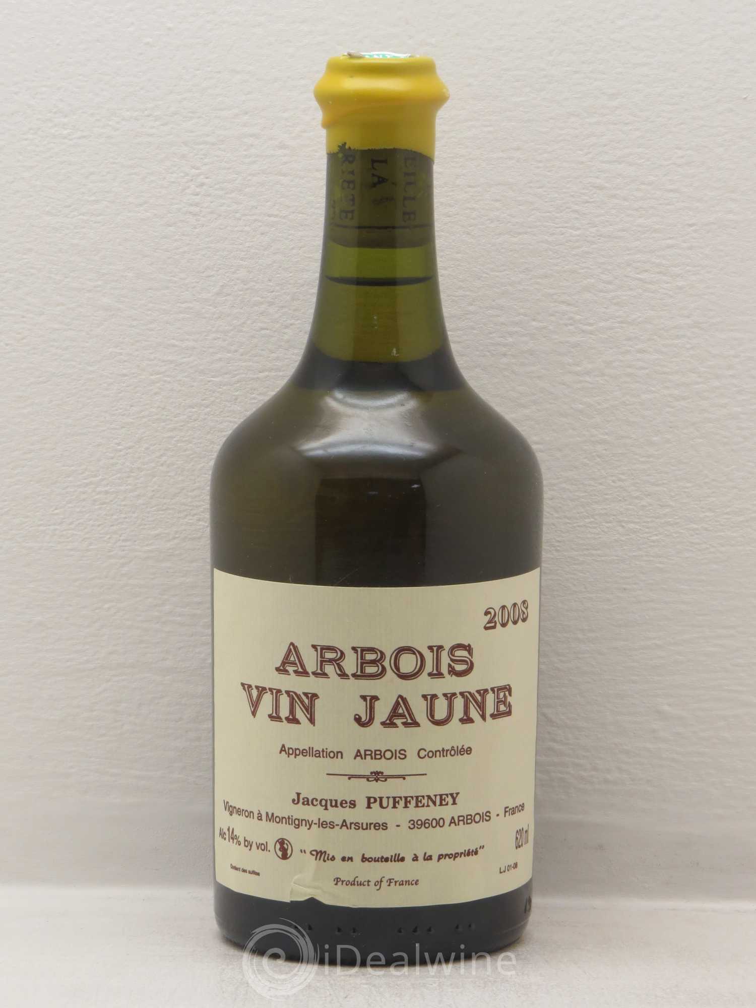 Arbois Vin Jaune Arbois Vin jaune Domaine Puffeney 2008 - Posten von 1 Flasche - 0