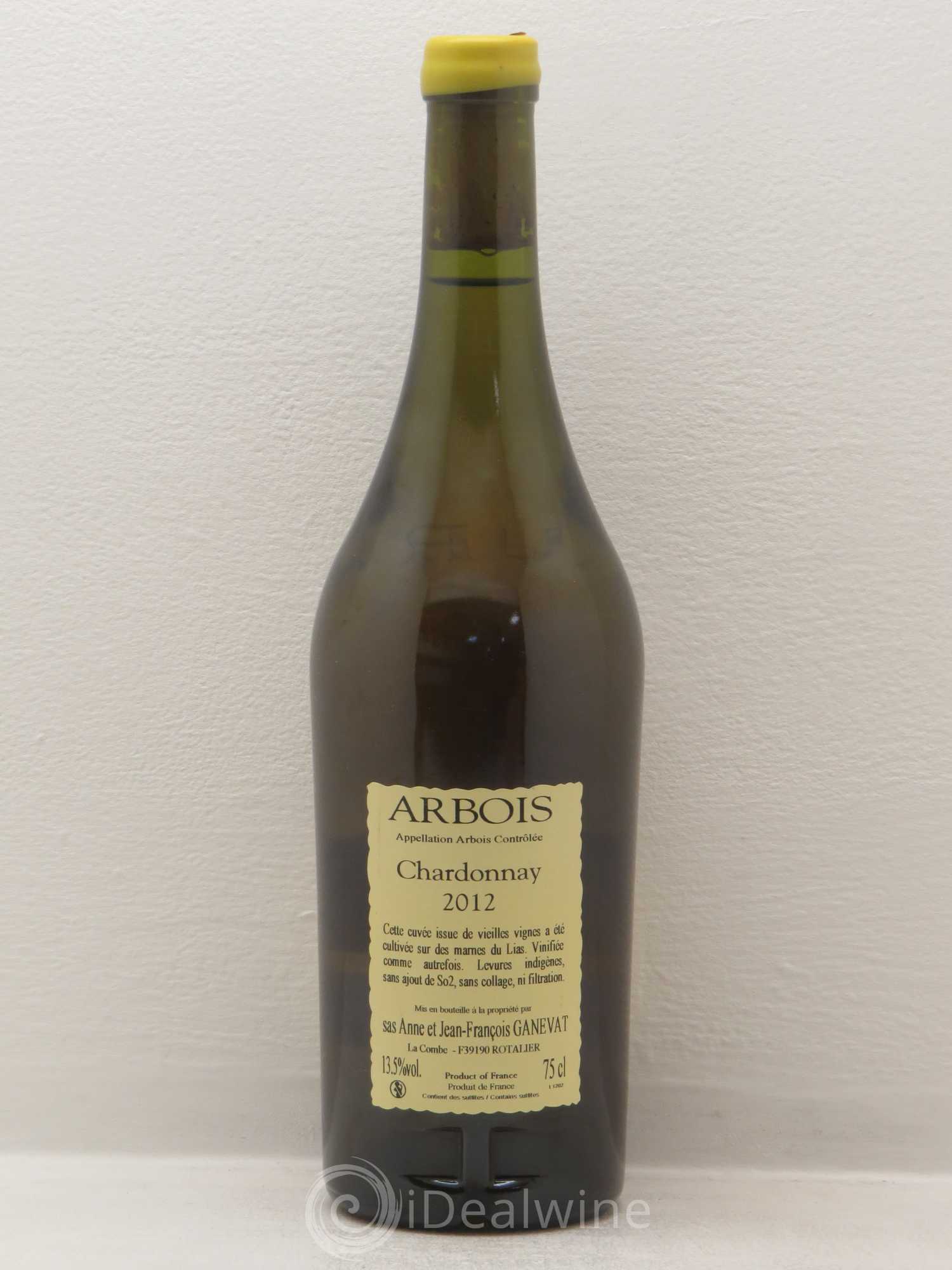 Arbois Arbois Chardonnay Dolium Domaine Ganevat 2012 - Posten von 1 Flasche - 1