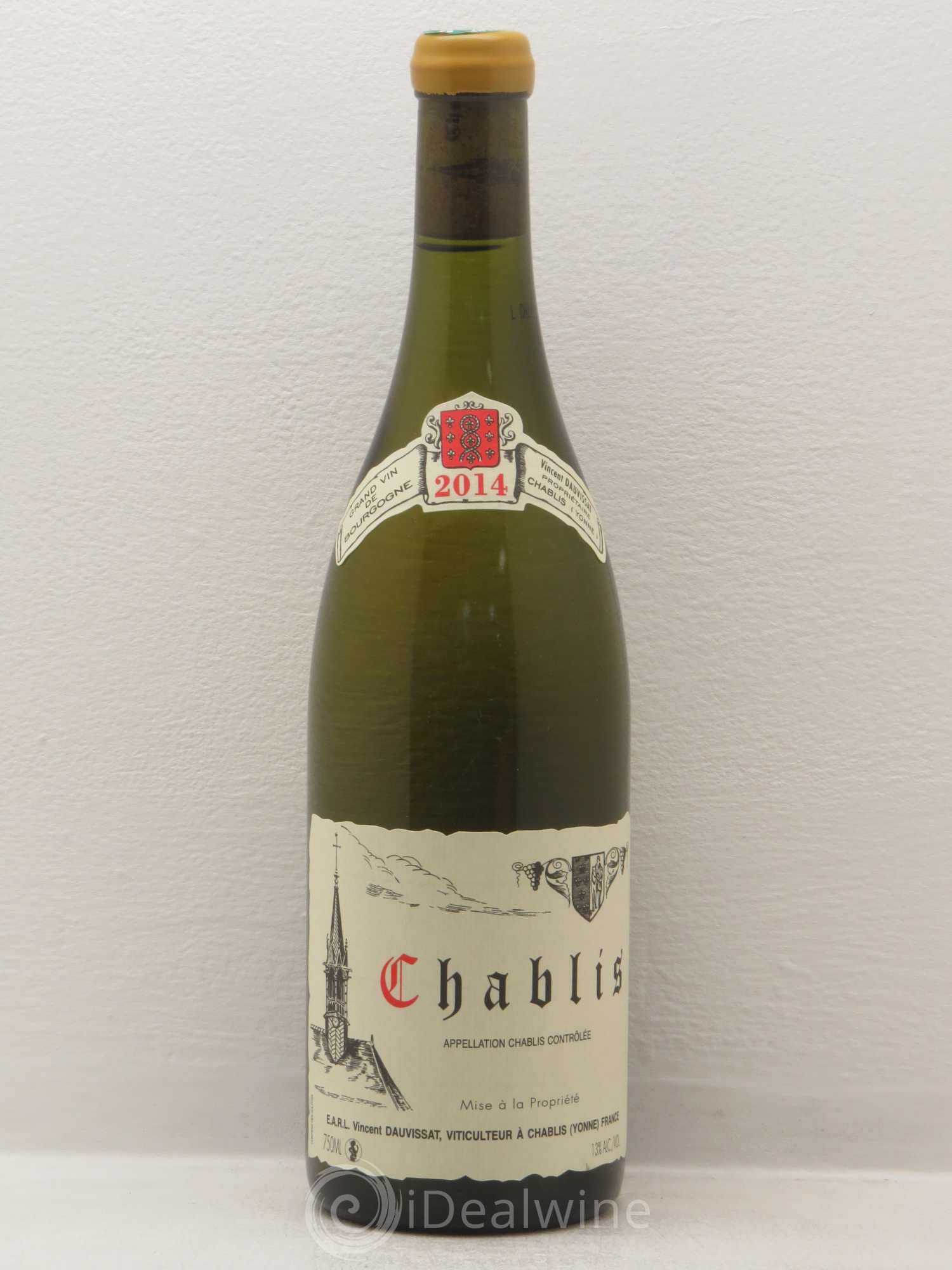 Chablis Vincent Dauvissat (Domaine) 2014 - Lot de 1 bouteille - 0