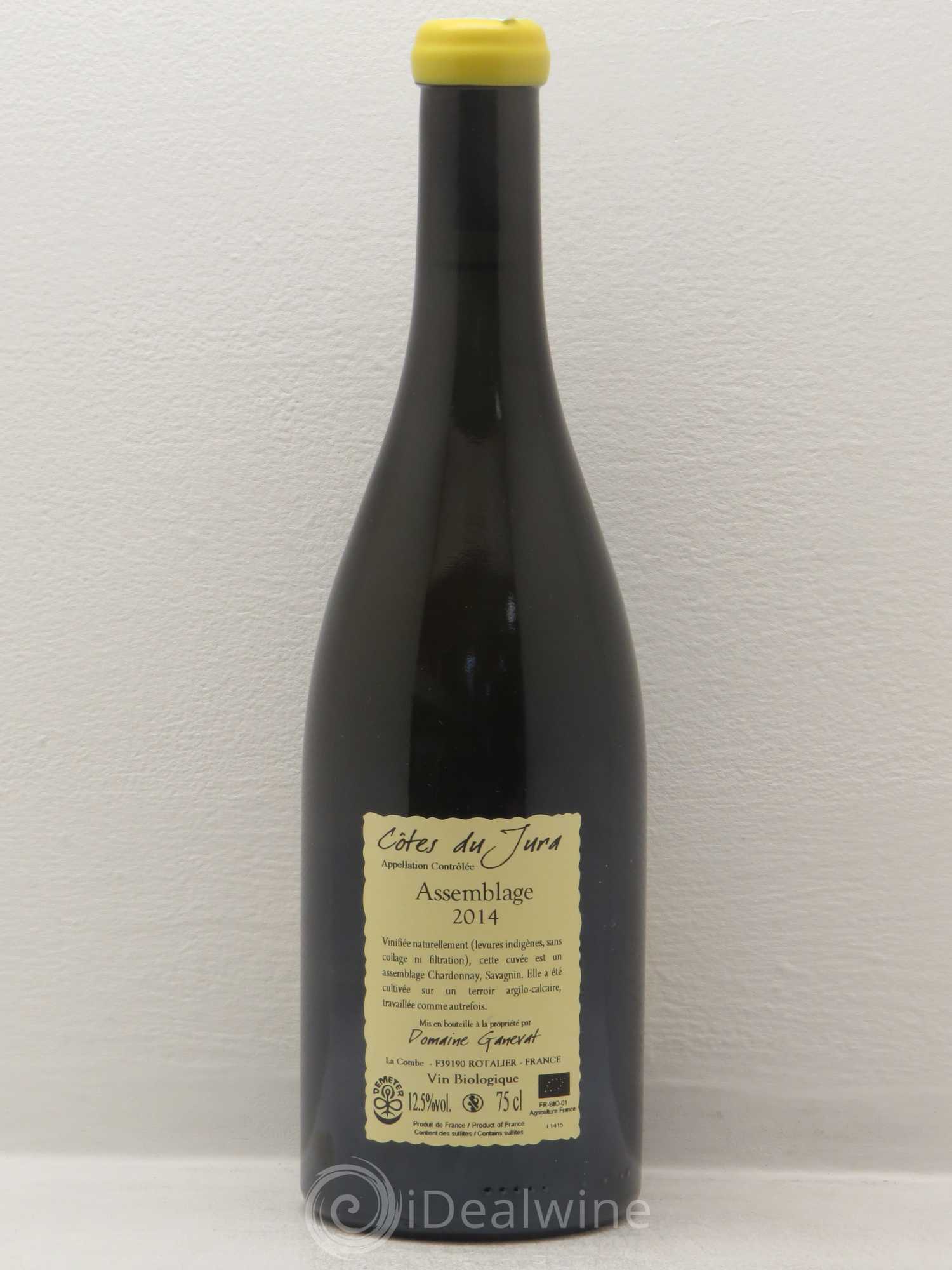 Côtes du Jura Cuvée Orégane Jean-François Ganevat (Domaine) 2014 - Lot de 1 bouteille - 1
