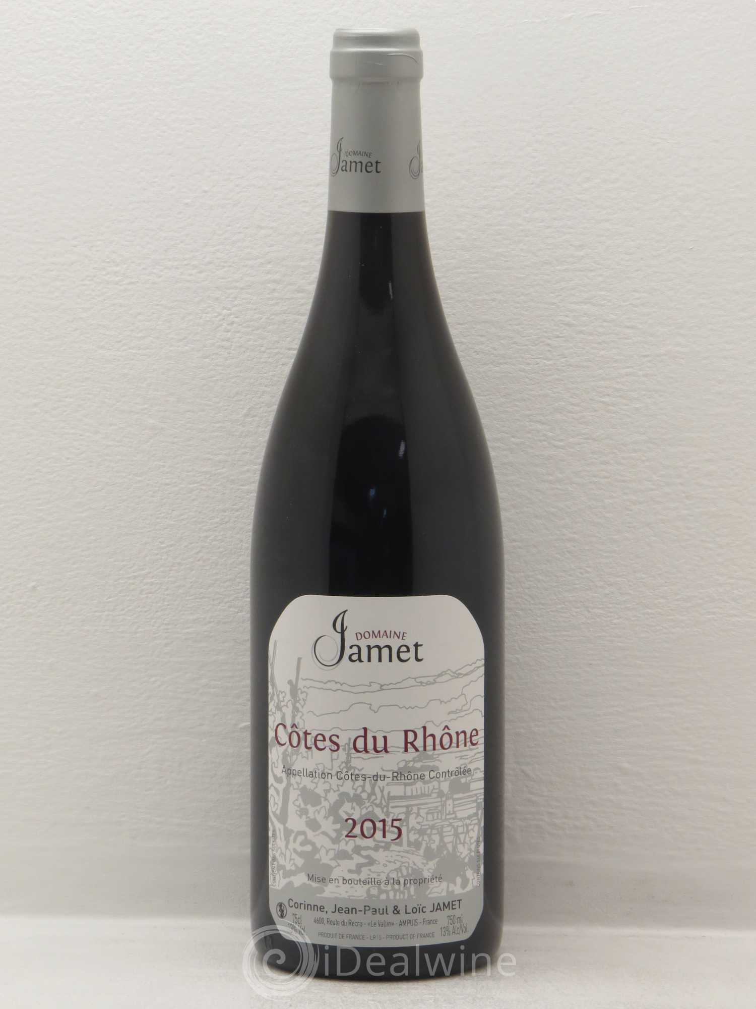 Côtes-du-Rhône Domaine Jamet 2015 - Lot de 1 bouteille - 0