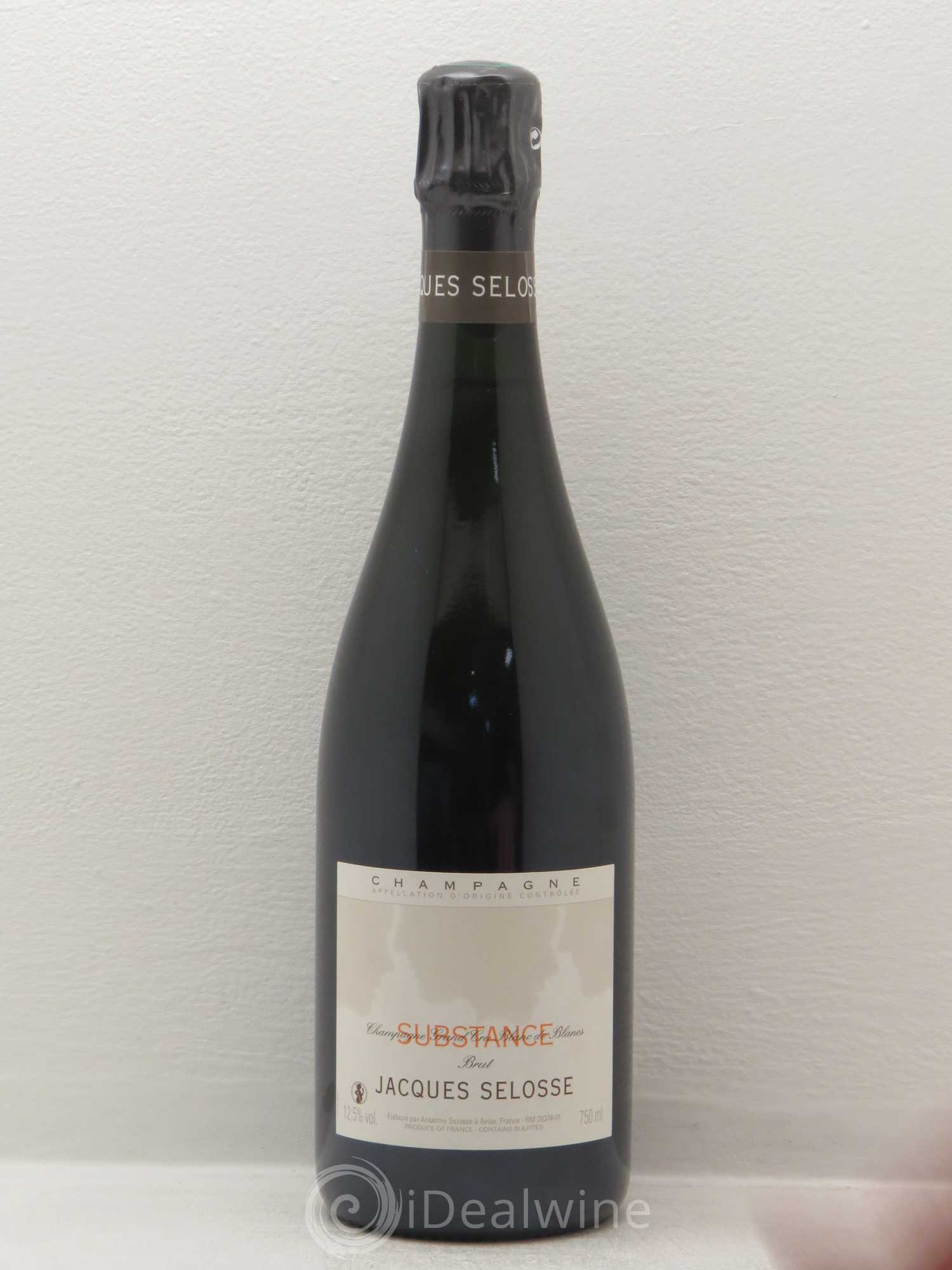 Substance Jacques Selosse Brut Grand Cru Blanc de Blancs - Posten von 1 Flasche - 0