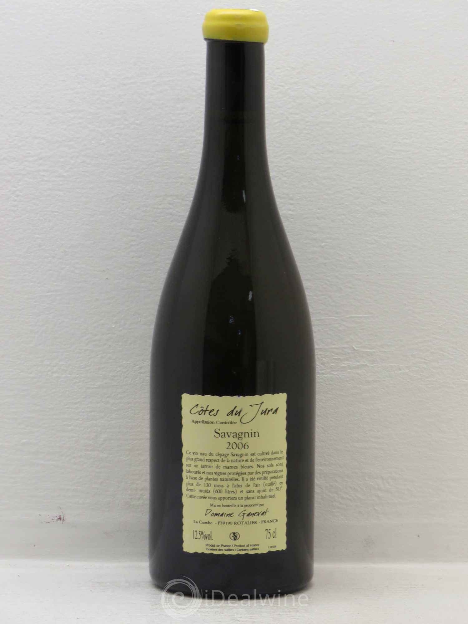 Côtes du Jura Les Vignes de mon Père Jean-François Ganevat (Domaine) 2006 - Lot de 1 bouteille - 1