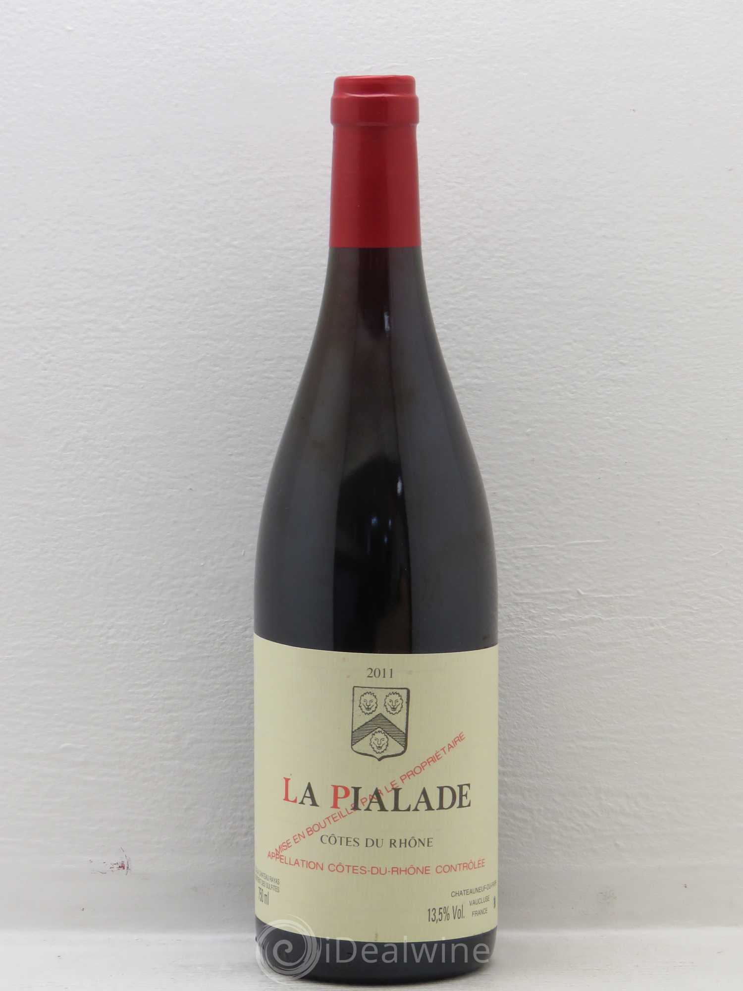Côtes-du-Rhône La Pialade Emmanuel Reynaud 2011 - Lot de 1 bouteille - 0