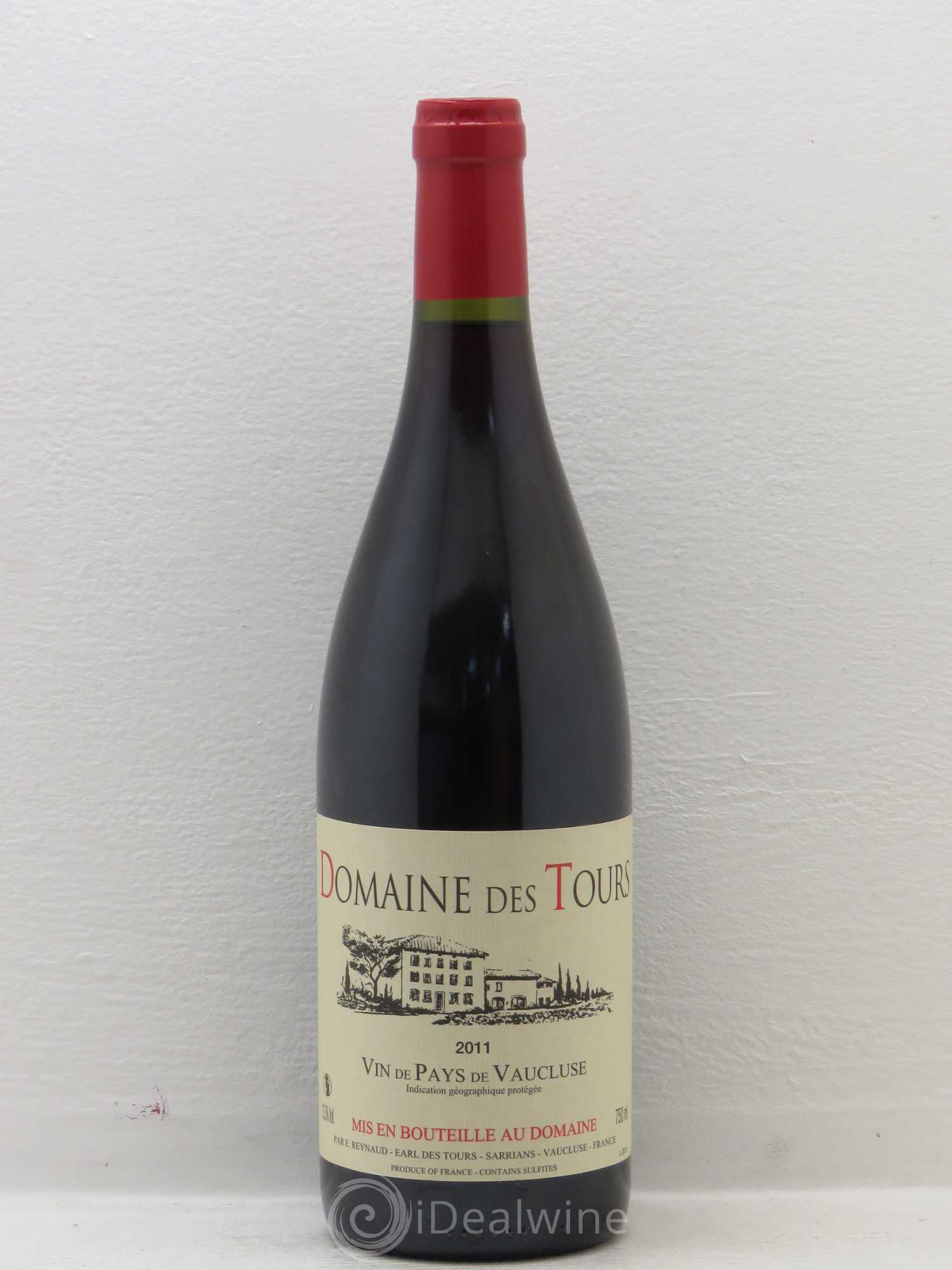 Vaucluse (Vin de Pays de Vaucluse) Domaine des Tours Emmanuel Reynaud 2011 - Lot de 1 bouteille - 0