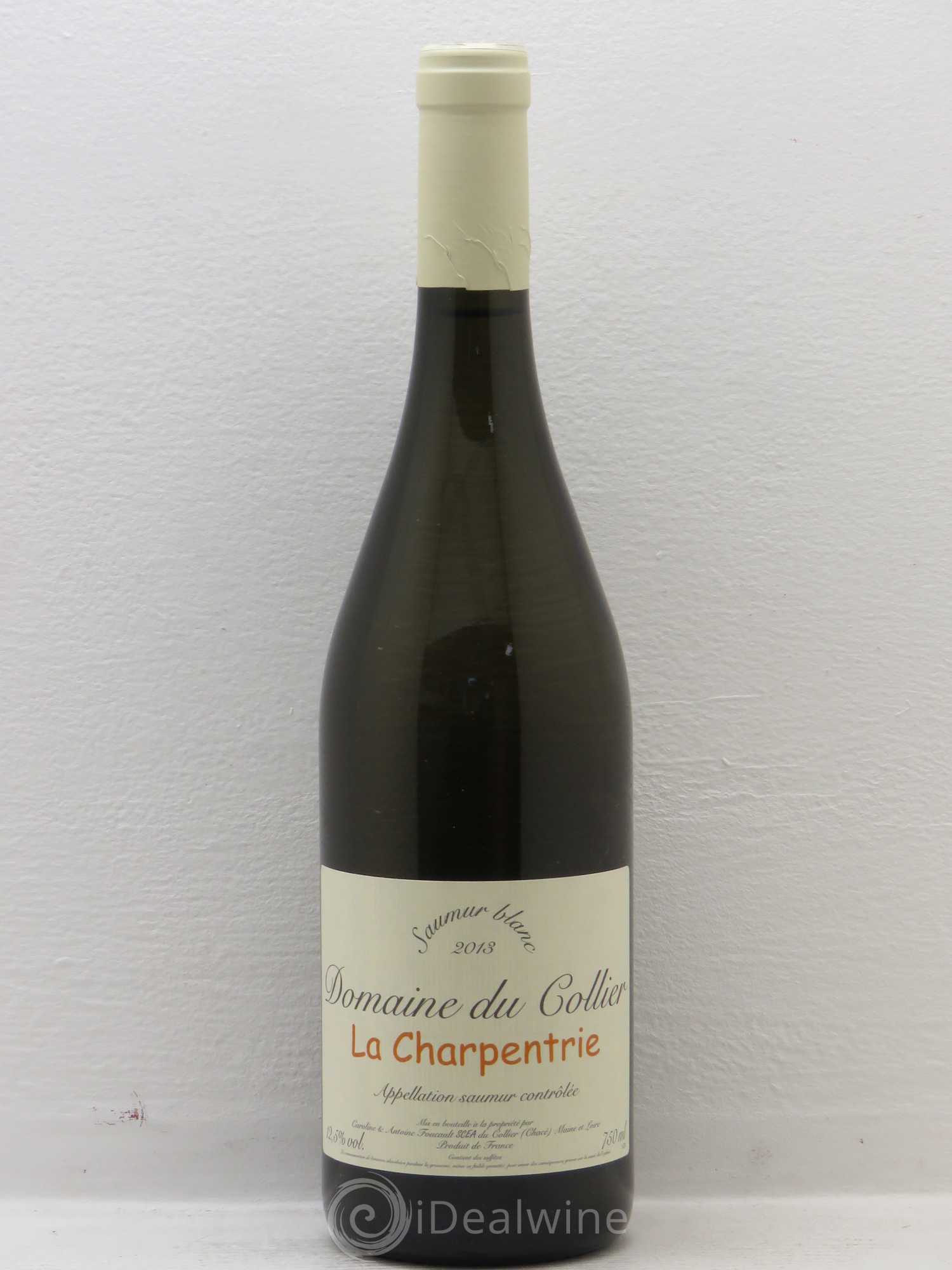 Saumur La Charpentrie Domaine du Collier 2013 - Lot de 1 bouteille - 0
