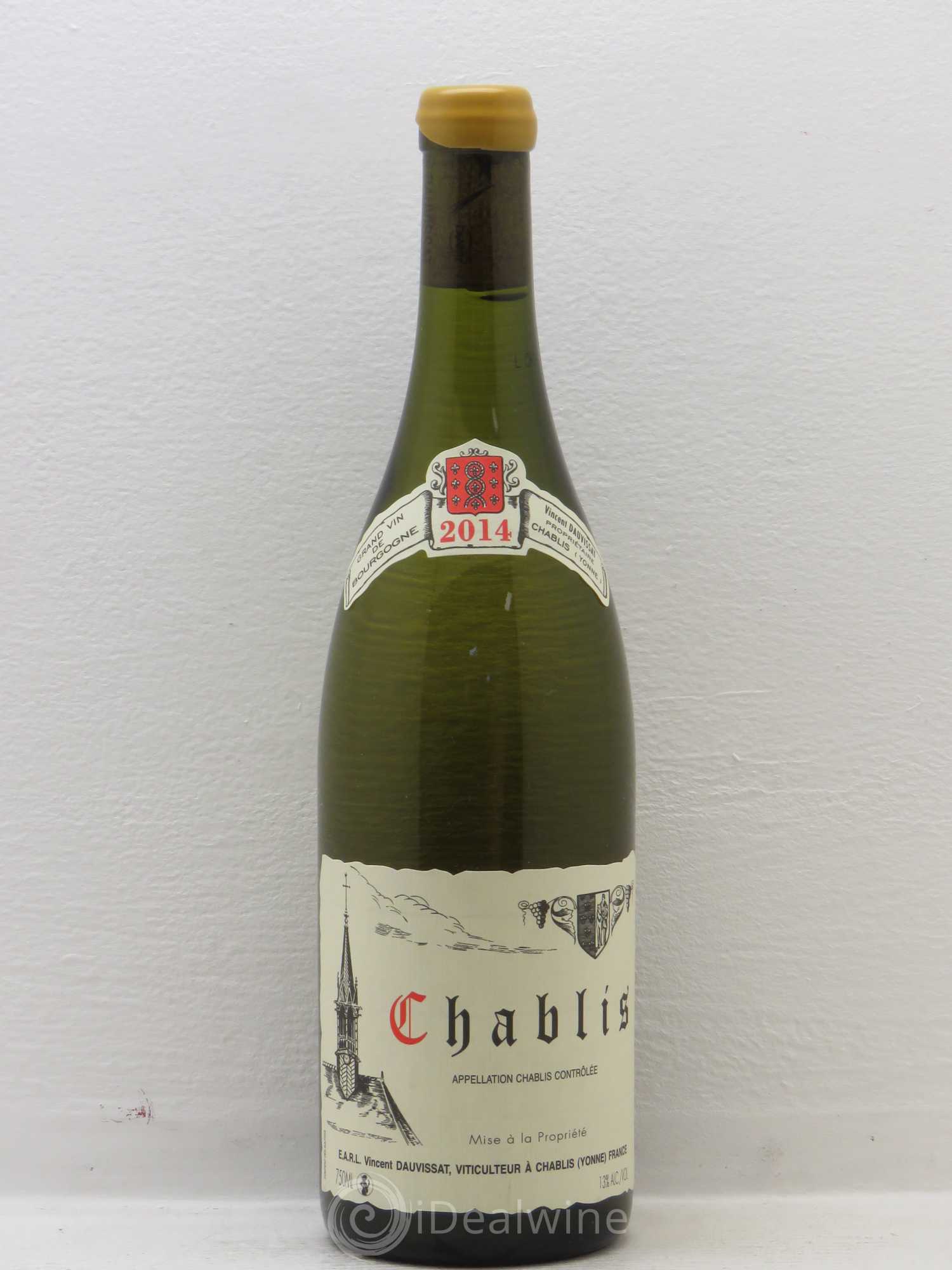 Chablis Vincent Dauvissat (Domaine) 2014 - Lot de 1 bouteille - 0