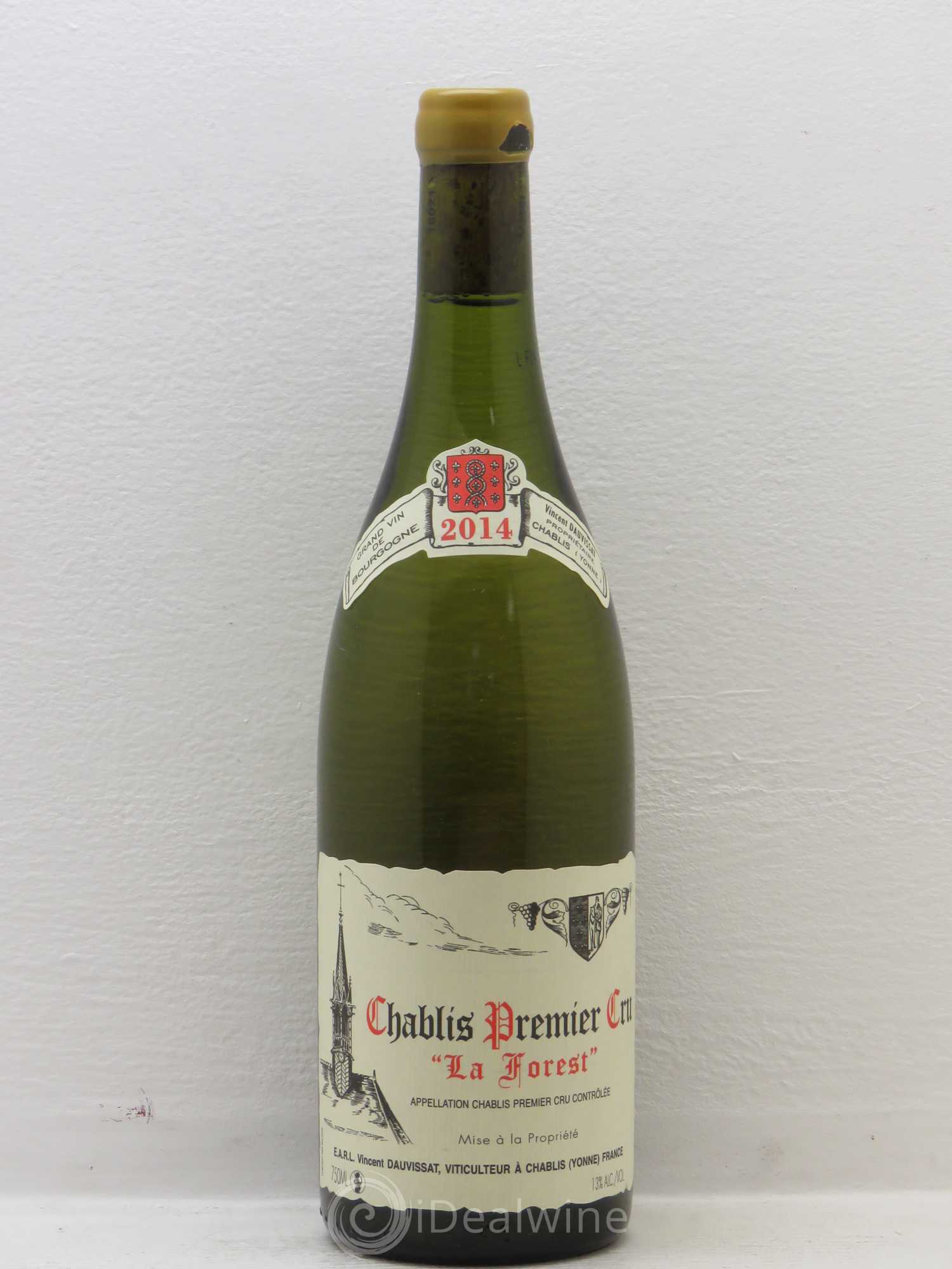 Chablis 1er Cru La Forest Vincent Dauvissat (Domaine) 2014 - Lot de 1 bouteille - 0