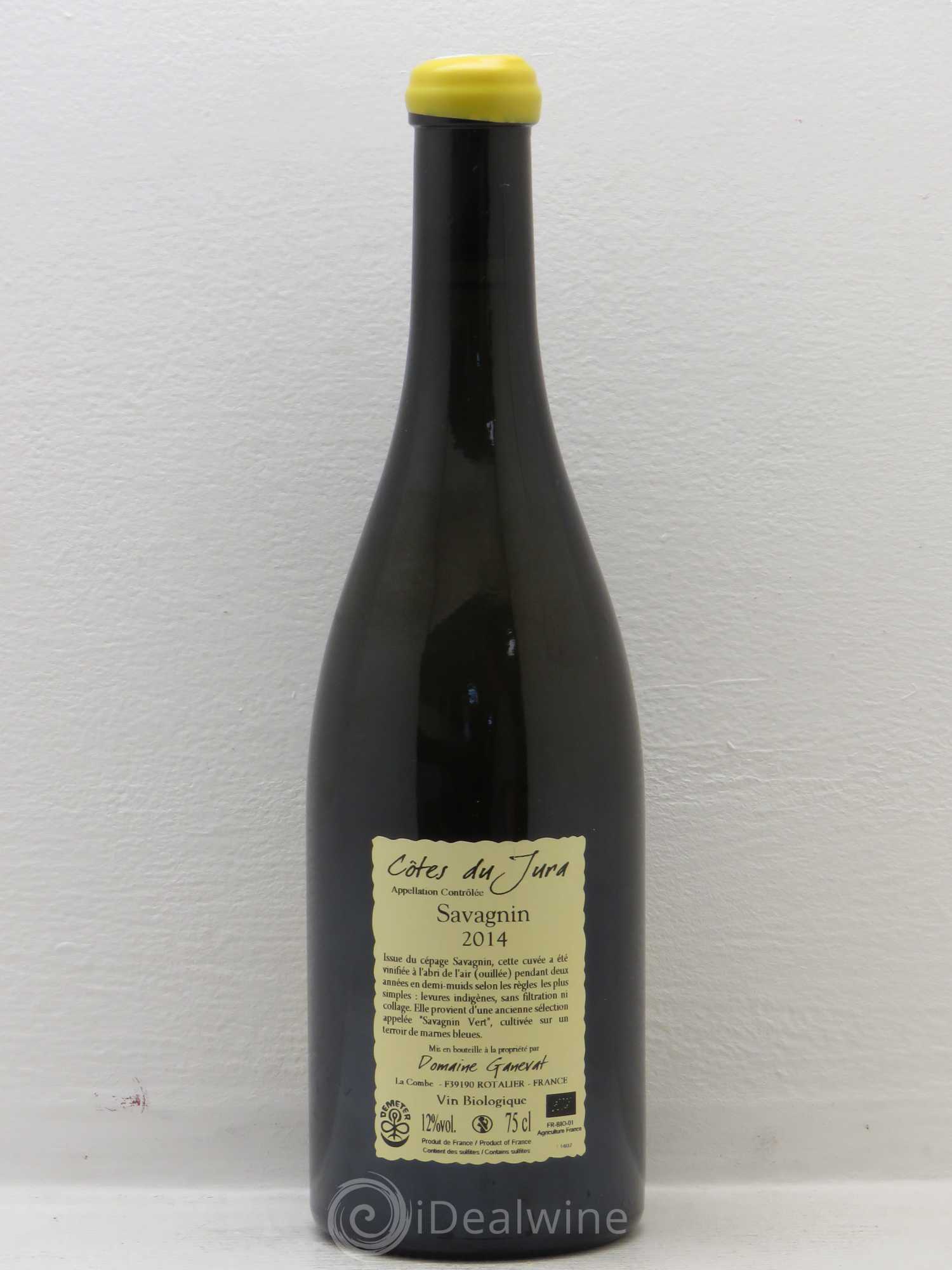 Côtes du Jura Les Chalasses Marnes Bleues Jean-François Ganevat (Domaine) Savagnin 2014 - Lot de 1 bouteille - 1