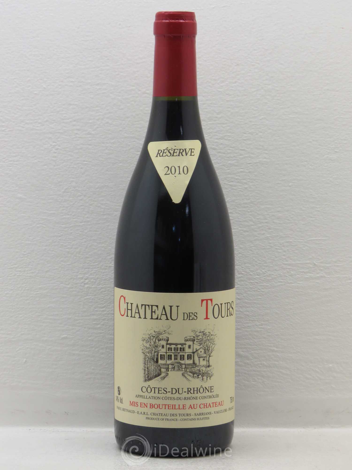 Côtes-du-Rhône Château des Tours Emmanuel Reynaud 2010 - Lot de 1 bouteille - 0