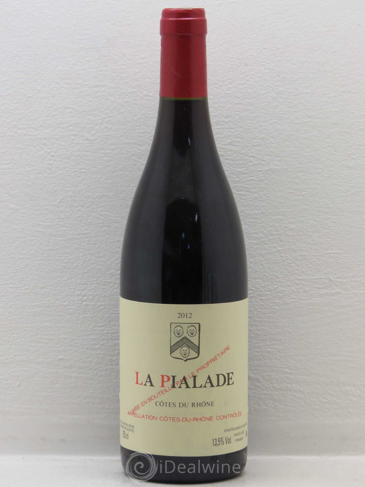 Côtes-du-Rhône La Pialade Emmanuel Reynaud 2012 - Lot de 1 bouteille - 0