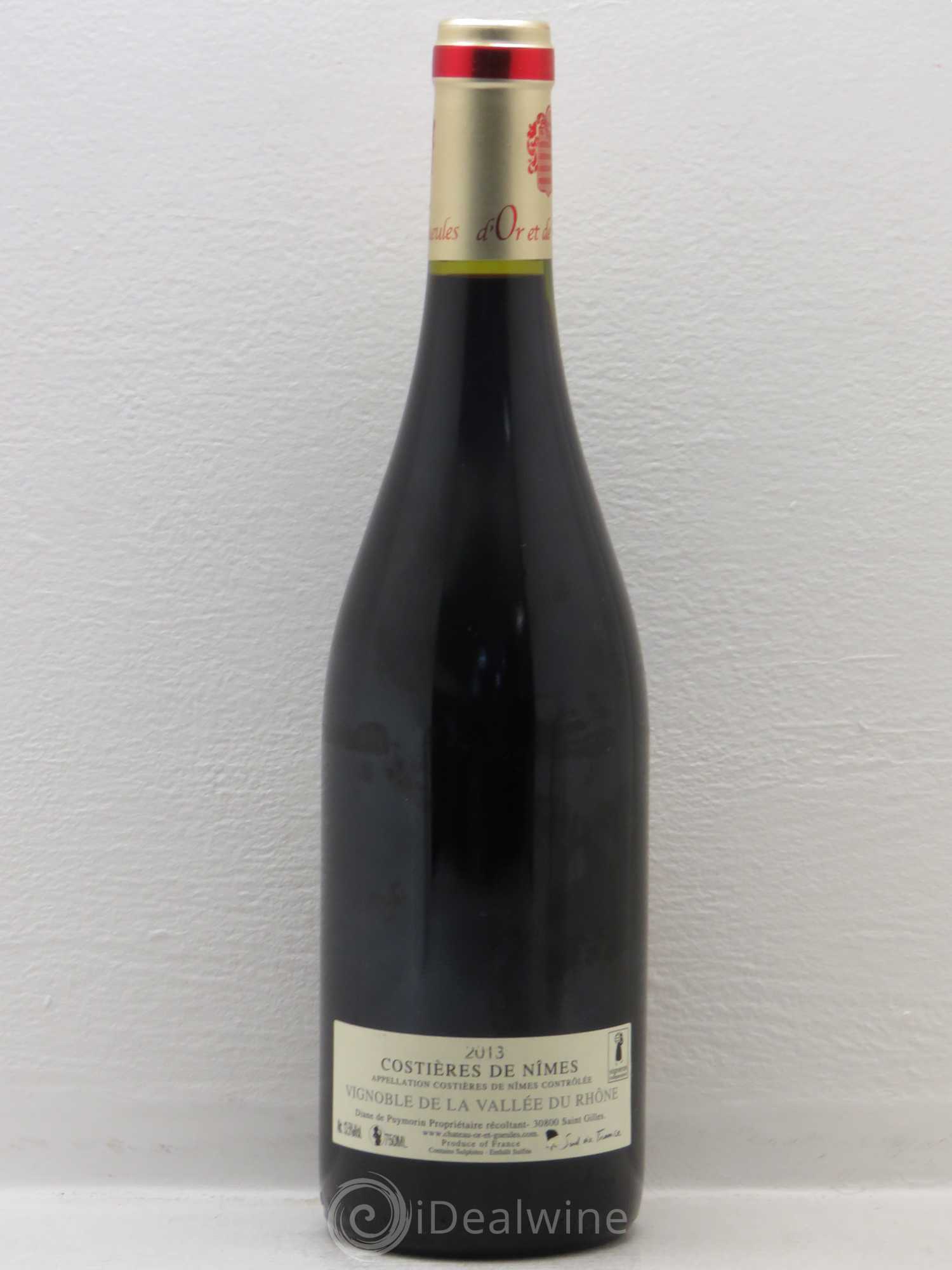 Costières de Nîmes Château d'Or et de Gueules - Les Cimets 2013 - Posten von 1 Flasche - 1