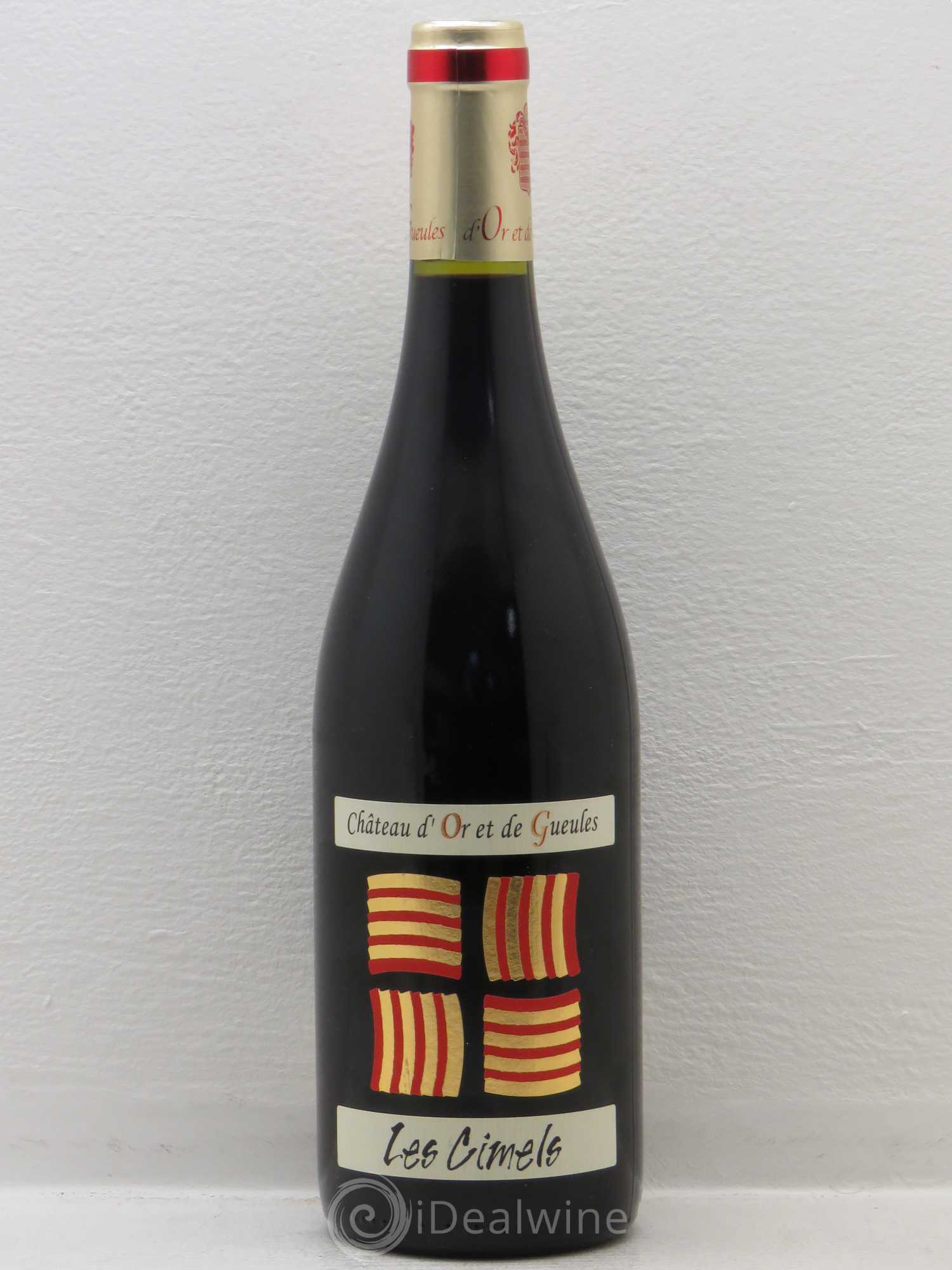 Costières de Nîmes Château d'Or et de Gueules - Les Cimets 2013 - Posten von 1 Flasche - 0