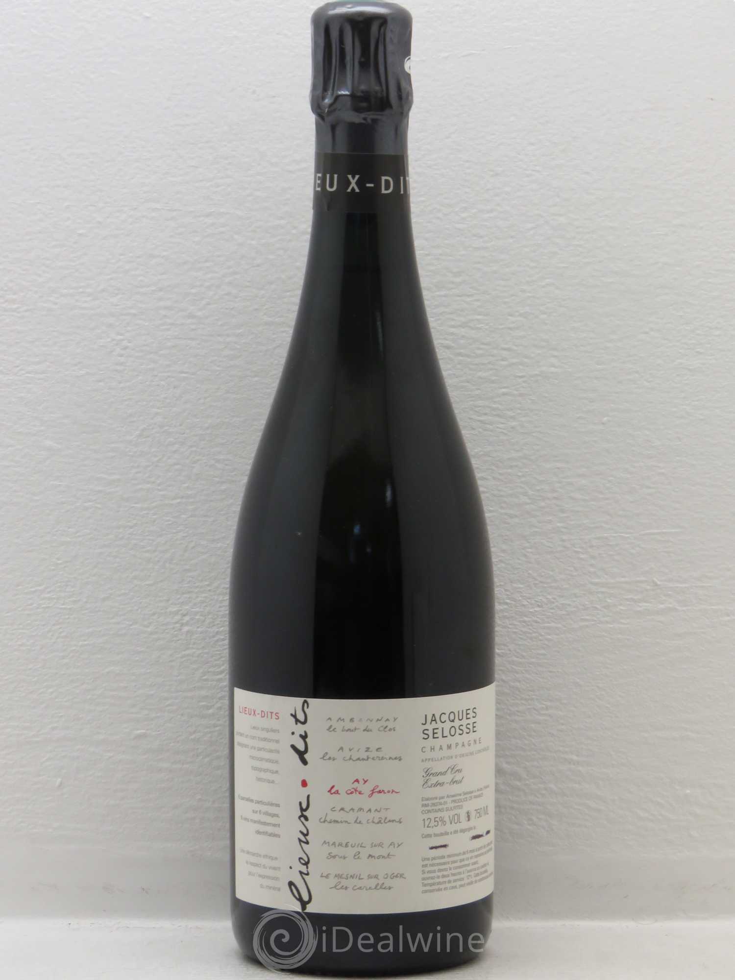 La Côte Faron Blanc de Noirs Grand Cru Extra-Brut Jacques Selosse - Lot de 1 bouteille - 0