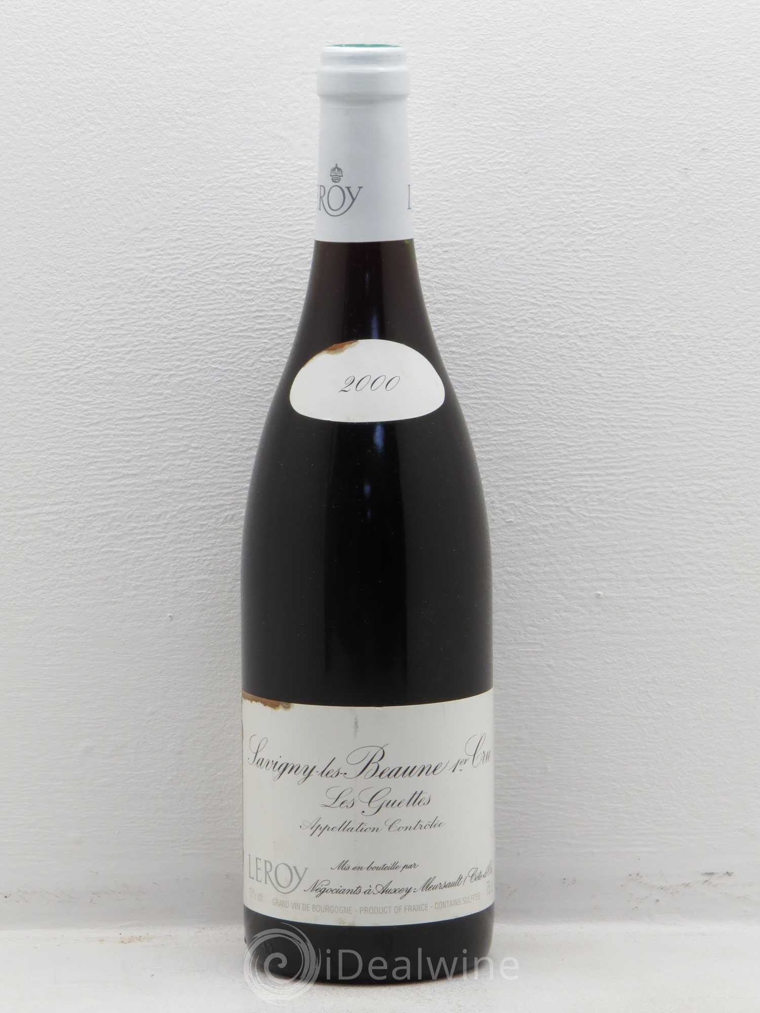 Savigny-lès-Beaune 1er Cru Les Guettes Leroy SA 2000 - Posten von 1 Flasche - 0
