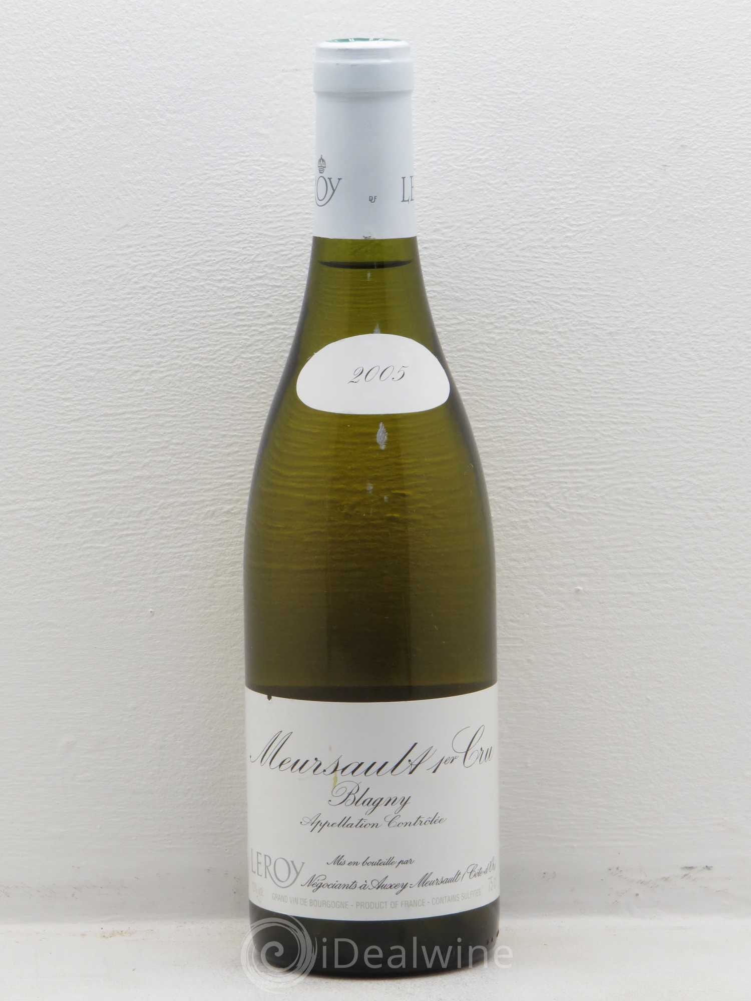 Meursault 1er Cru Blagny Leroy SA 2005 - Lot de 1 bouteille - 0