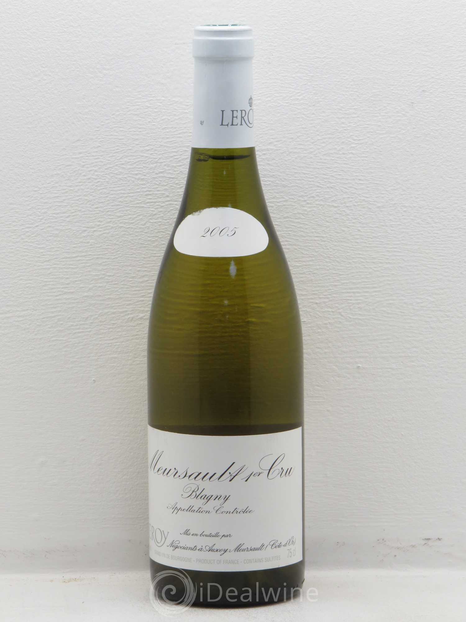 Meursault 1er Cru Blagny Leroy SA 2005 - Posten von 1 Flasche - 0