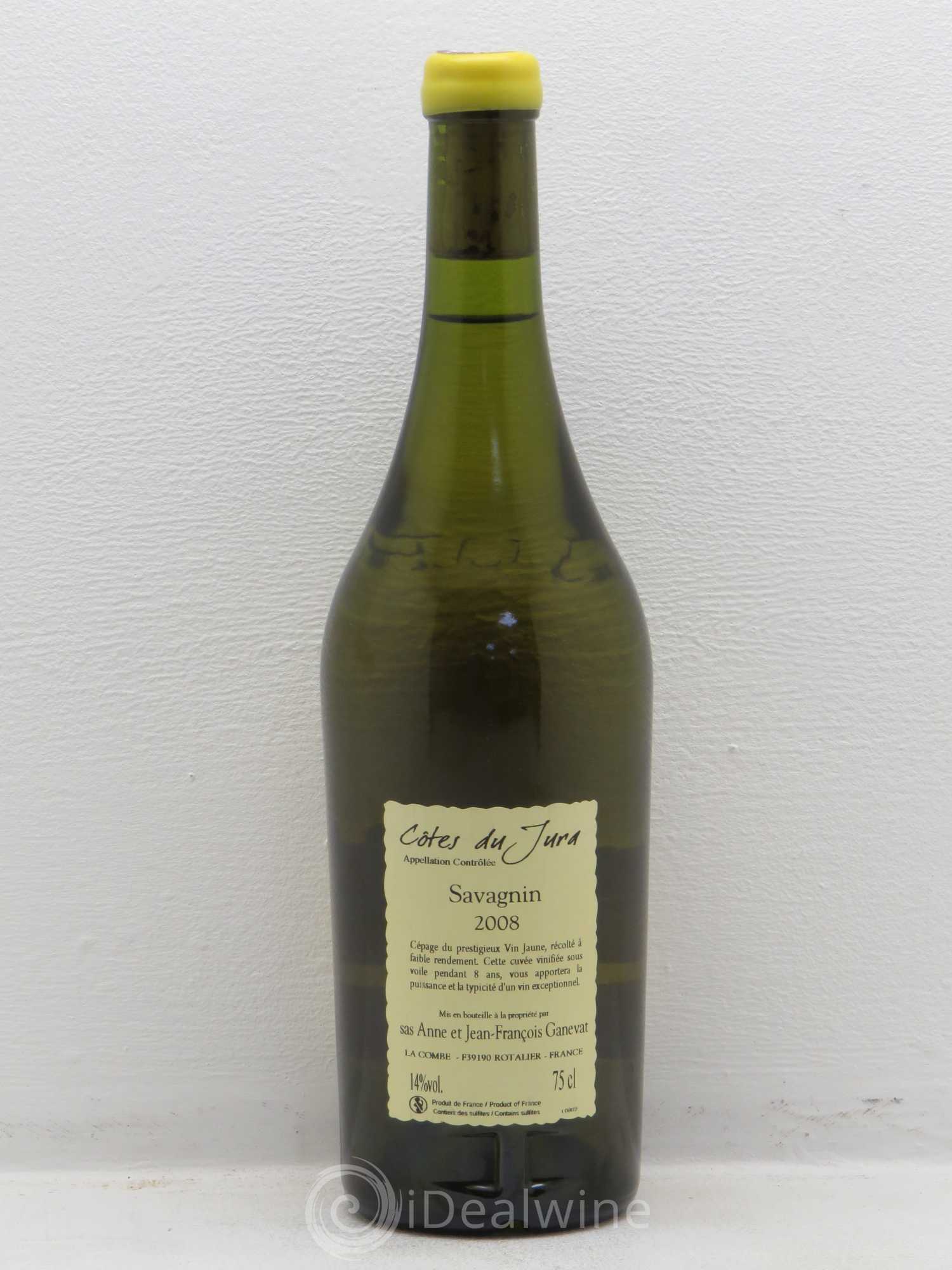 Côtes du Jura Cuvée Prestige Jean-François Ganevat (Domaine) 2008 - Lot de 1 bouteille - 1