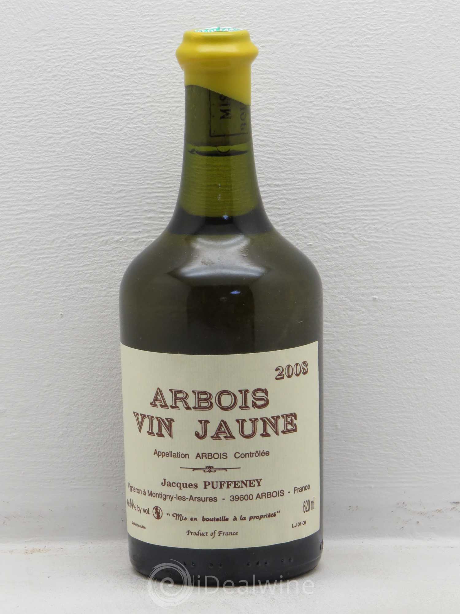 Arbois Vin Jaune Puffeney 2008 - Lot de 1 bouteille - 0