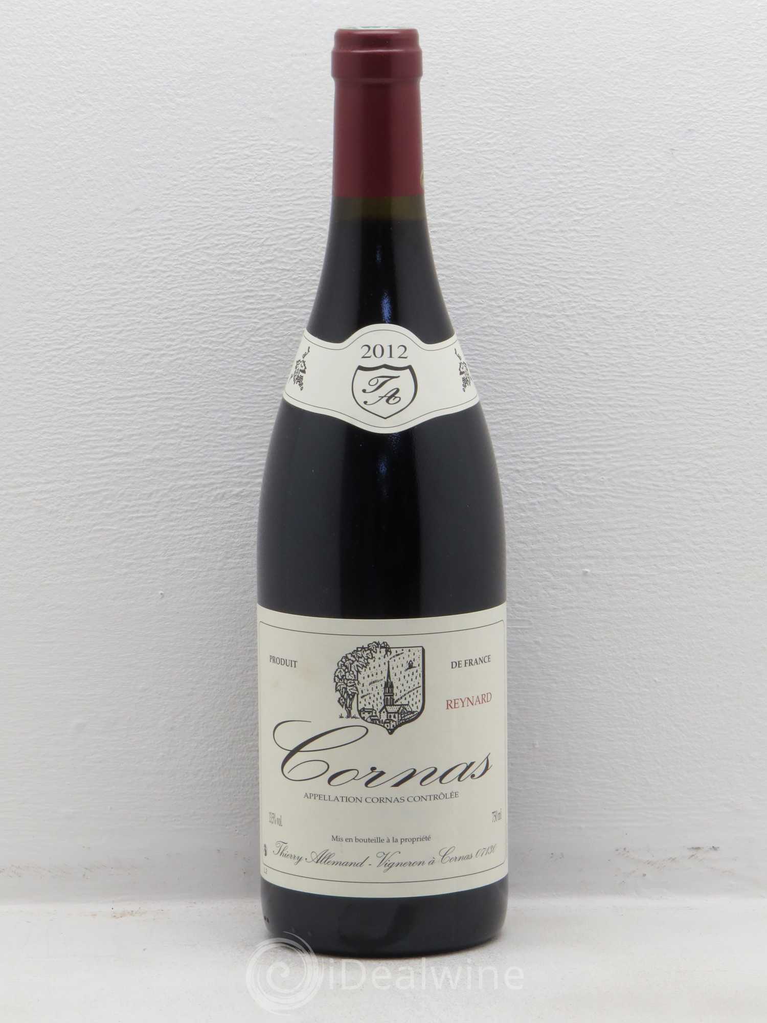 Cornas Reynard Thierry Allemand 2012 - Lot de 1 bouteille - 0