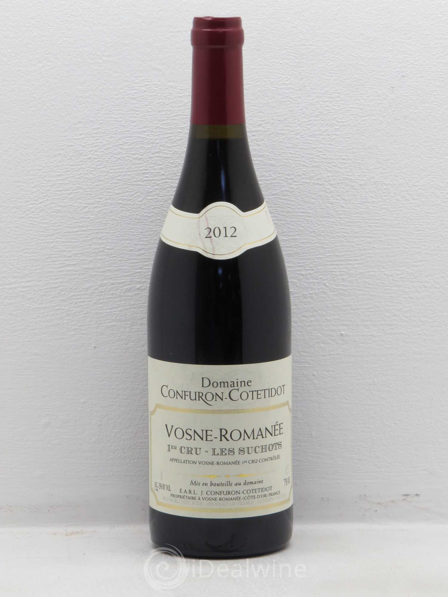 Vosne-Romanée 1er Cru Les Suchots Confuron-Cotetidot 2012 - Lot de 1 bouteille - 0