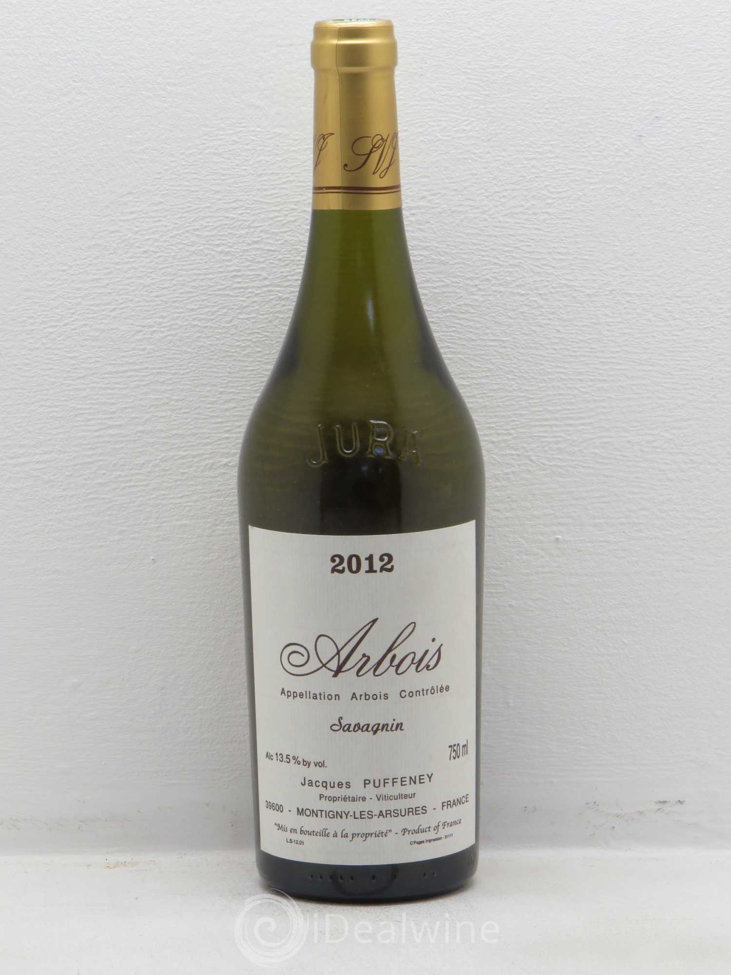 Arbois Savagnin Arbois Puffeney 2012 - Posten von 1 Flasche - 0