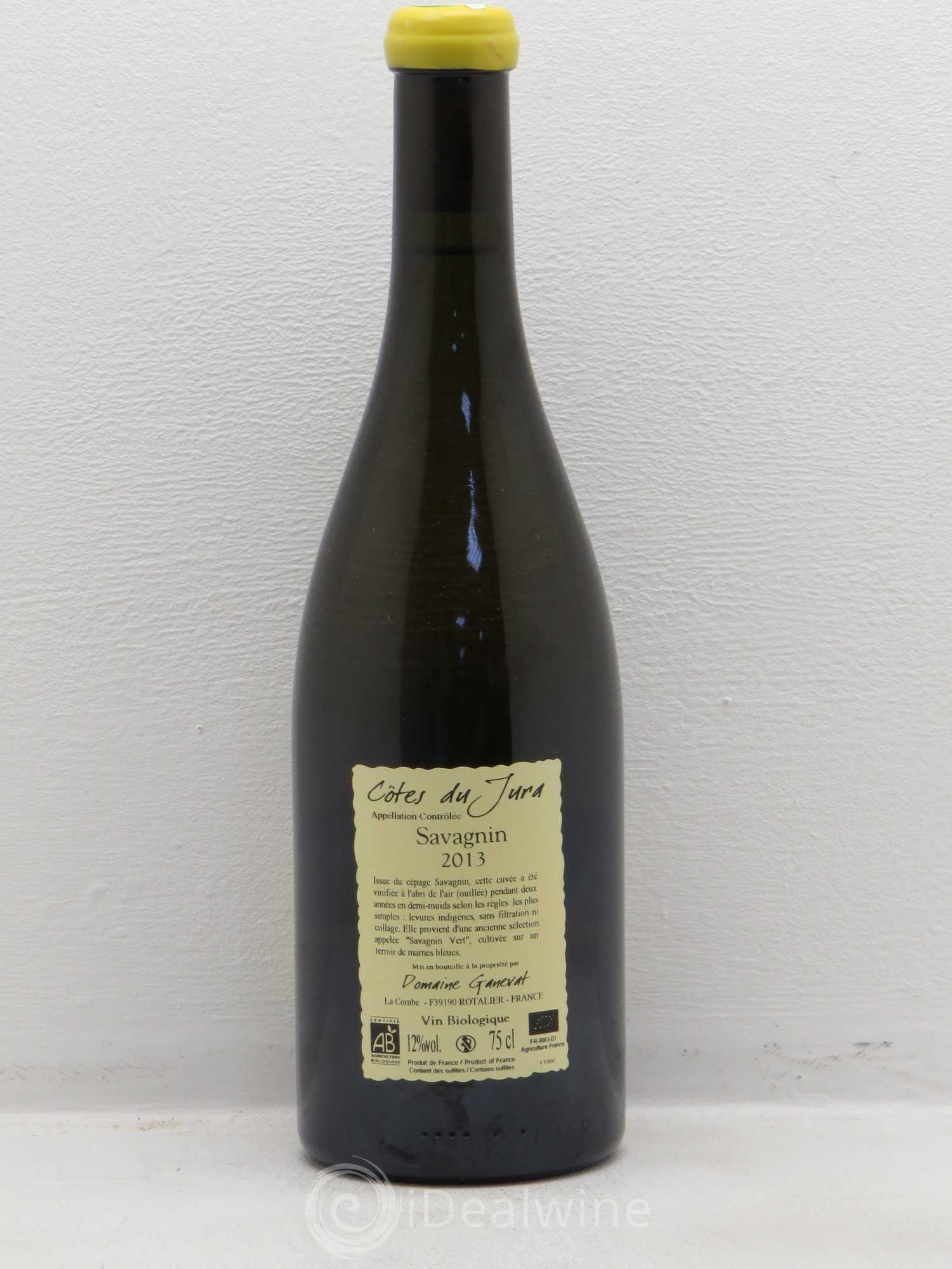 Côtes du Jura Les Chalasses Marnes Bleues Jean-François Ganevat (Domaine) 2013 - Lot de 1 bouteille - 1