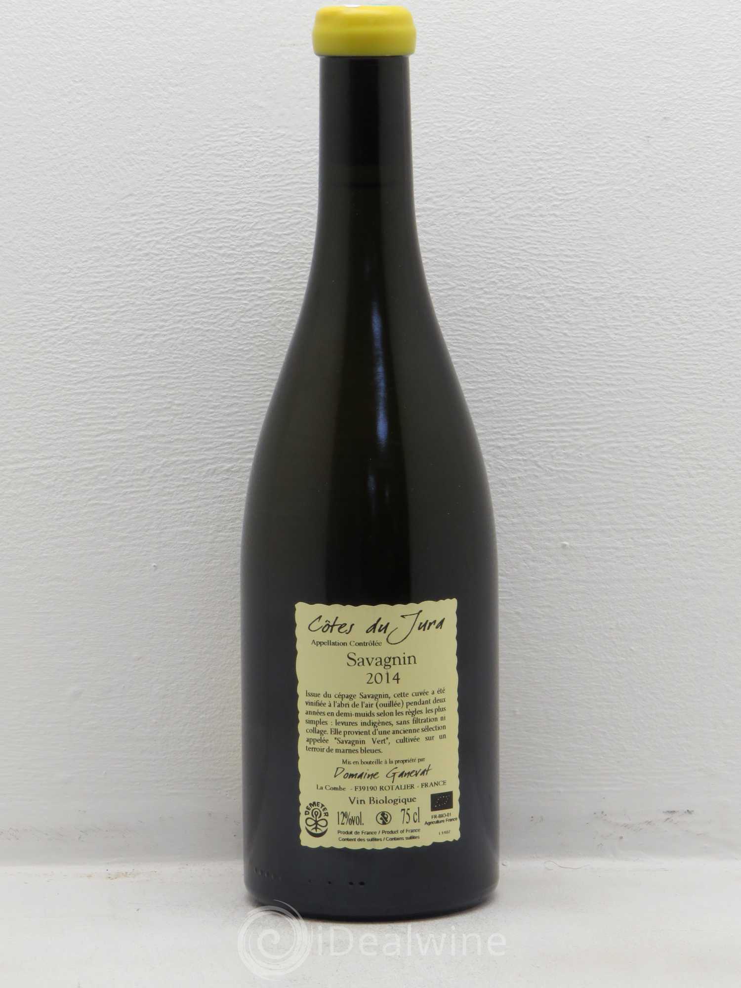 Côtes du Jura Les Chalasses Marnes Bleues Jean-François Ganevat (Domaine) 2014 - Lot de 1 bouteille - 1