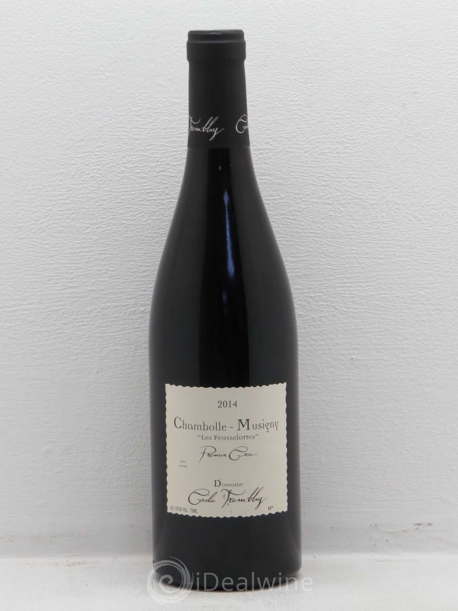 Chambolle-Musigny 1er Cru Les Feusselottes Cécile Tremblay 2014 - Lot de 1 bouteille - 0
