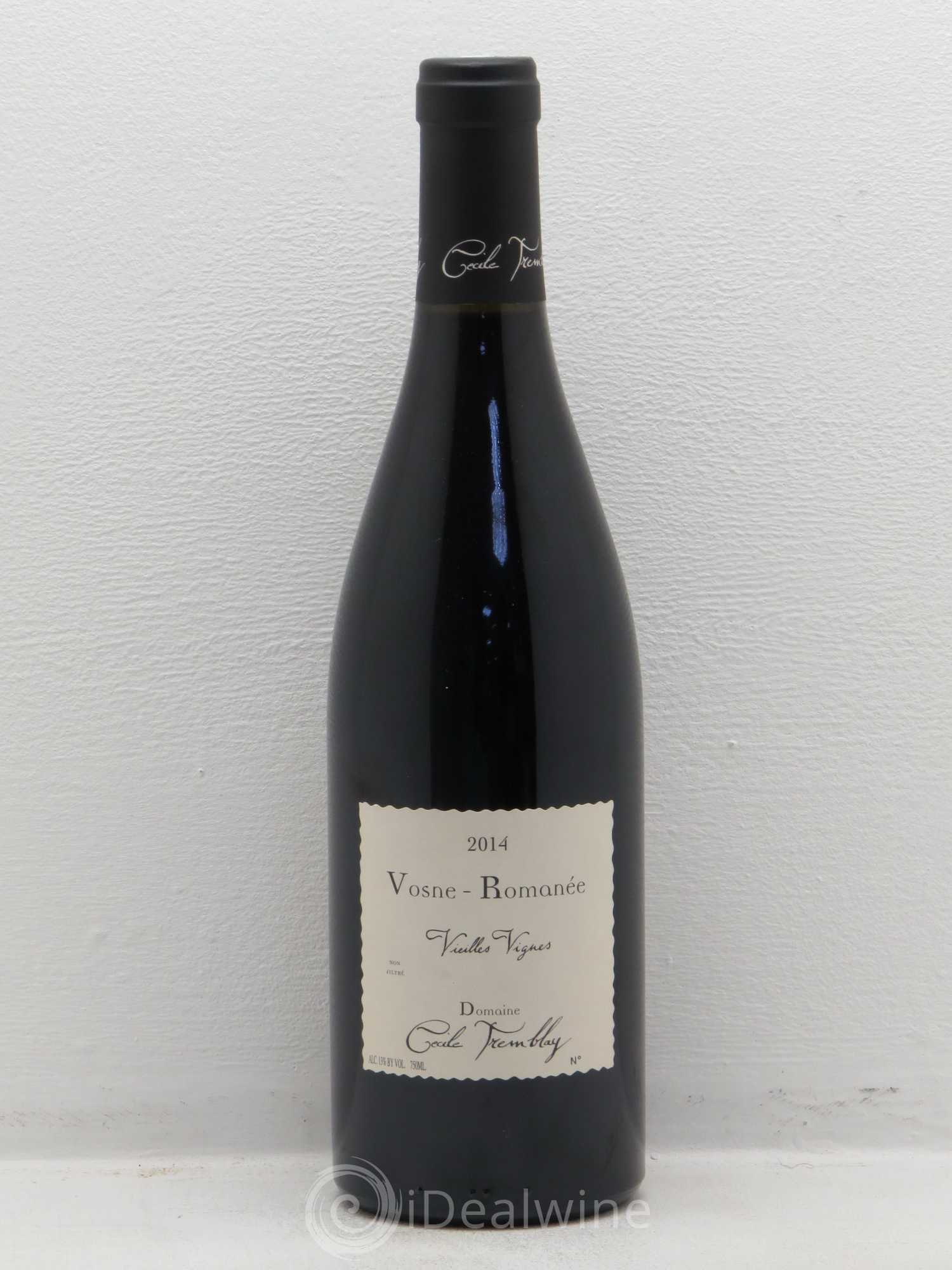 Vosne-Romanée Vieilles Vignes Cécile Tremblay 2014 - Lot de 1 bouteille - 0